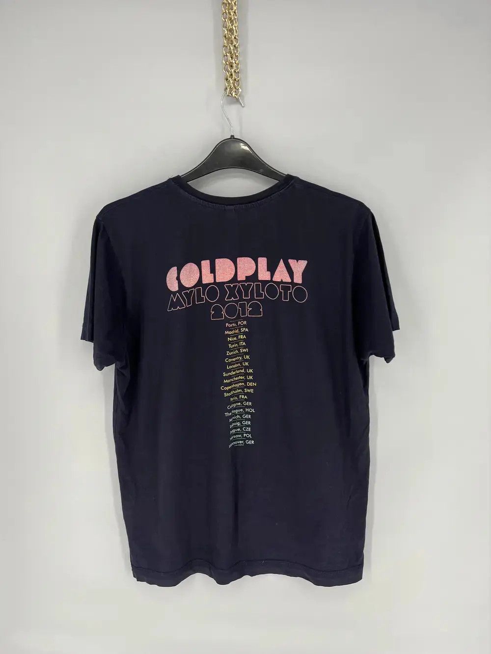 Band Tees Vintage Y2K Coldplay T Shirt Mylo Xyloto 2012 Size US L / EU 52-54 / 3 - 9 Thumbnail