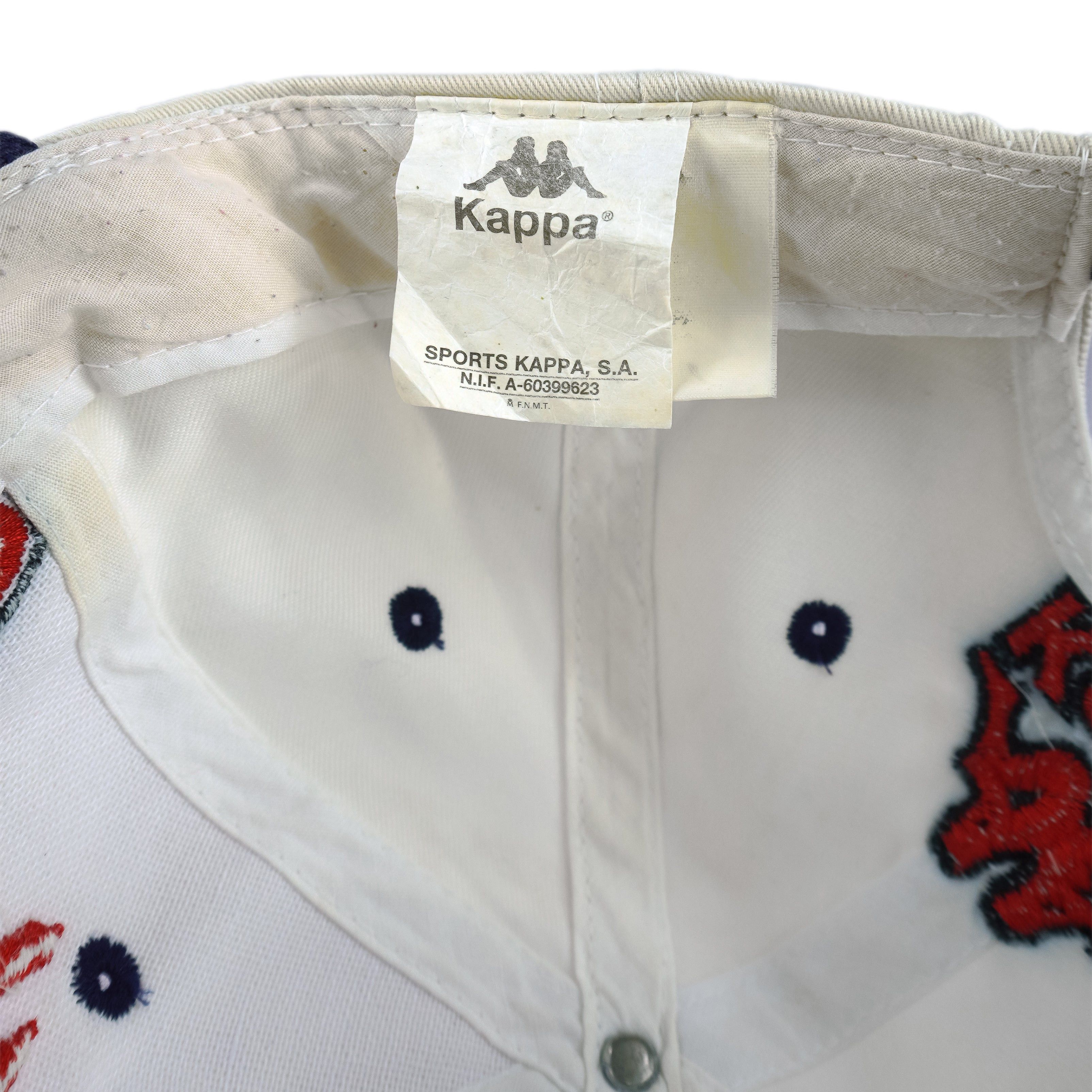 Kappa Athletic Spell-Out Strap Back Hat 1990s Size ONE SIZE - 5 Thumbnail