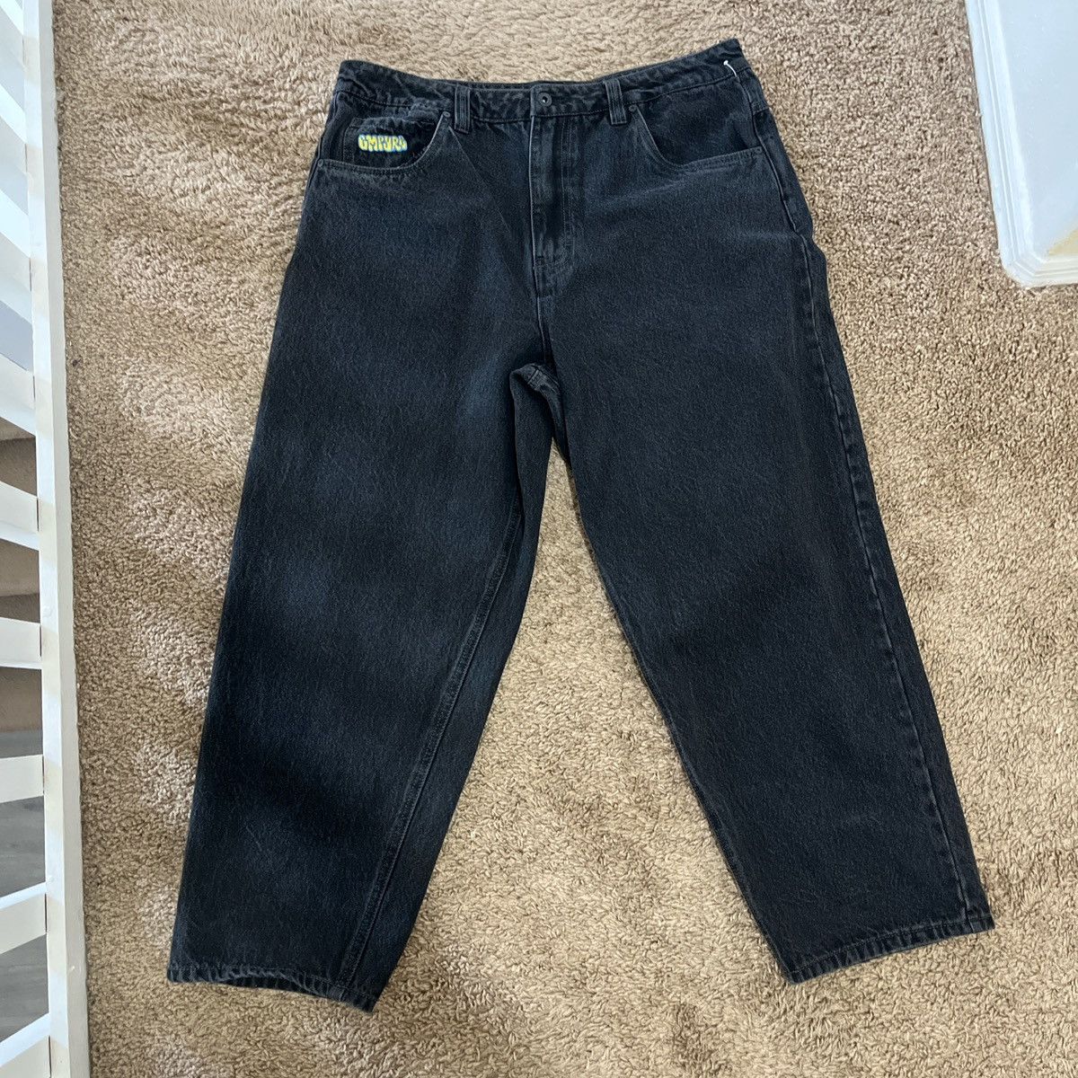 Empyre Black Baggy Jeans Size US 34 / EU 50 - 1 Thumbnail