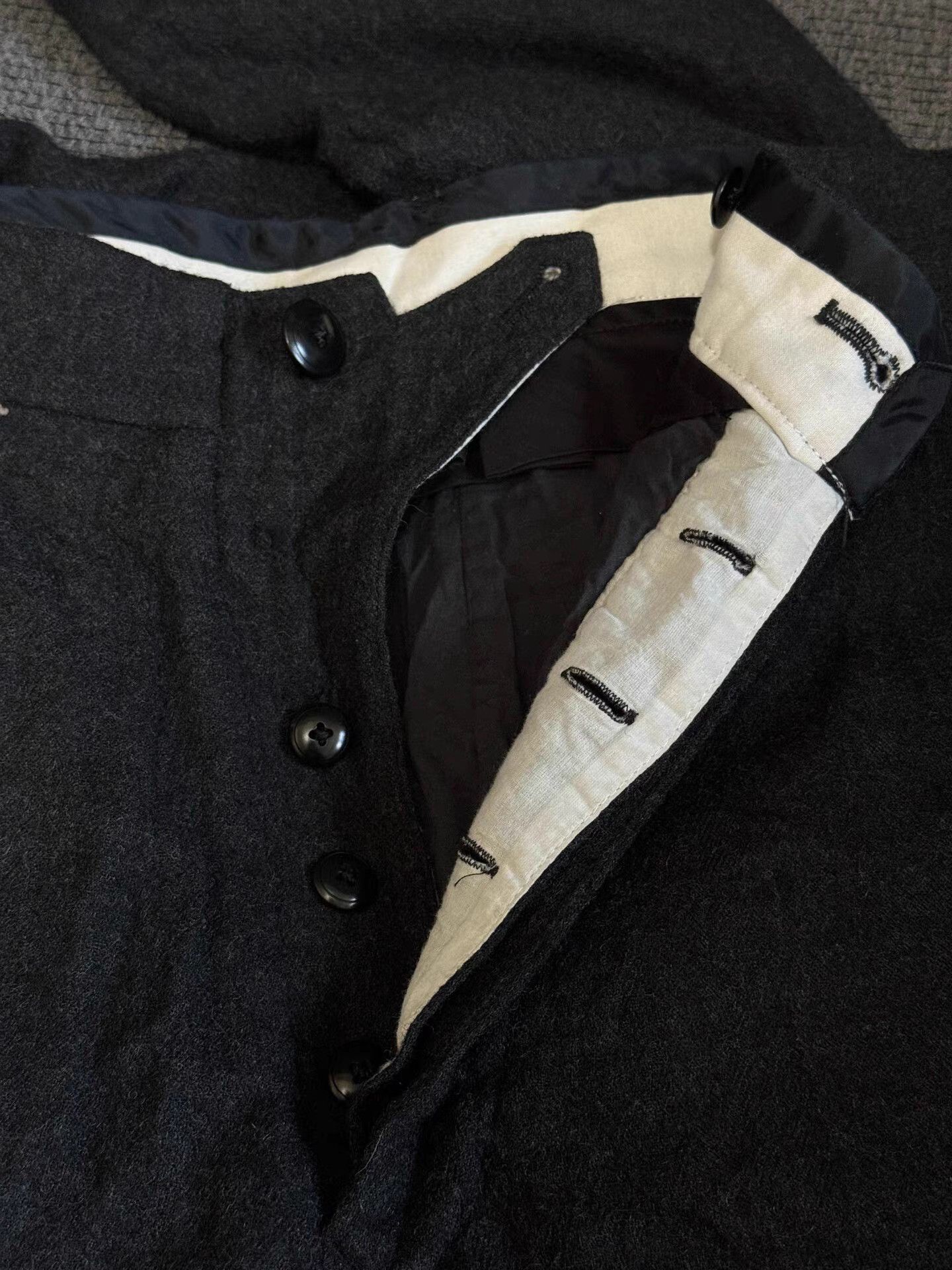 Rick Owens Rick Owens 13FW Mainline wool drop-crotch trousers Size US 30 / EU 46 - 7 Thumbnail