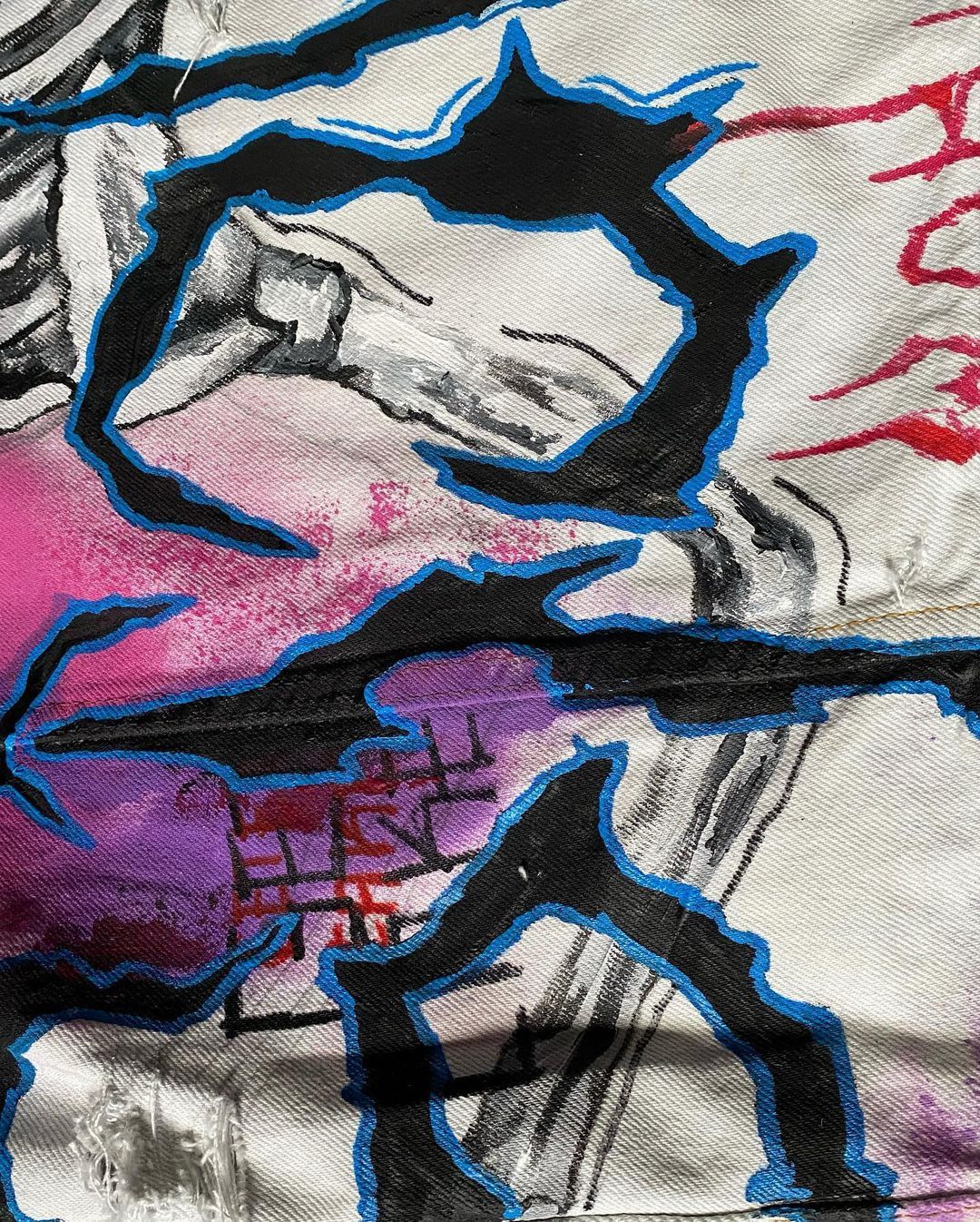 Handmade × Japanese Brand Lil peep custom jacket size L, opium jacket Size US L / EU 52-54 / 3 - 3 Thumbnail