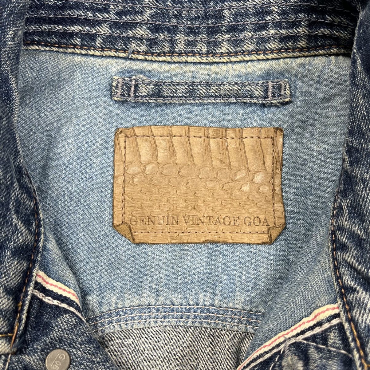 If Six Was Nine 2000s GOA - Apocalypse Style Crash Denim Jacket Size US M / EU 48-50 / 2 - 11 Thumbnail