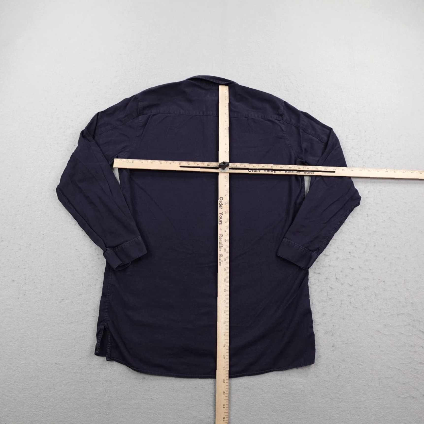 Cos COS Shirt Mens Small Navy Blue Longline Button Front Casual Collection Of Style Size US S / EU 44-46 / 1 - 5 Thumbnail