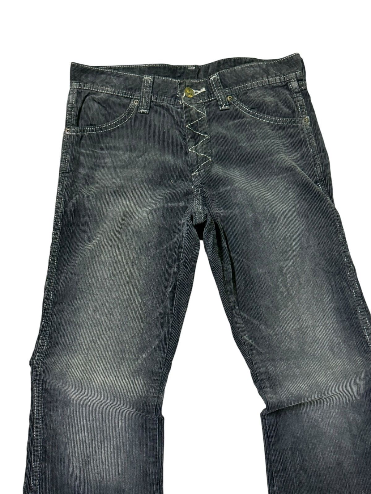 Hysteric Glamour × Lee VINTAGE LEE CORDUROY BLACK FADED Size US 27 - 4 Thumbnail
