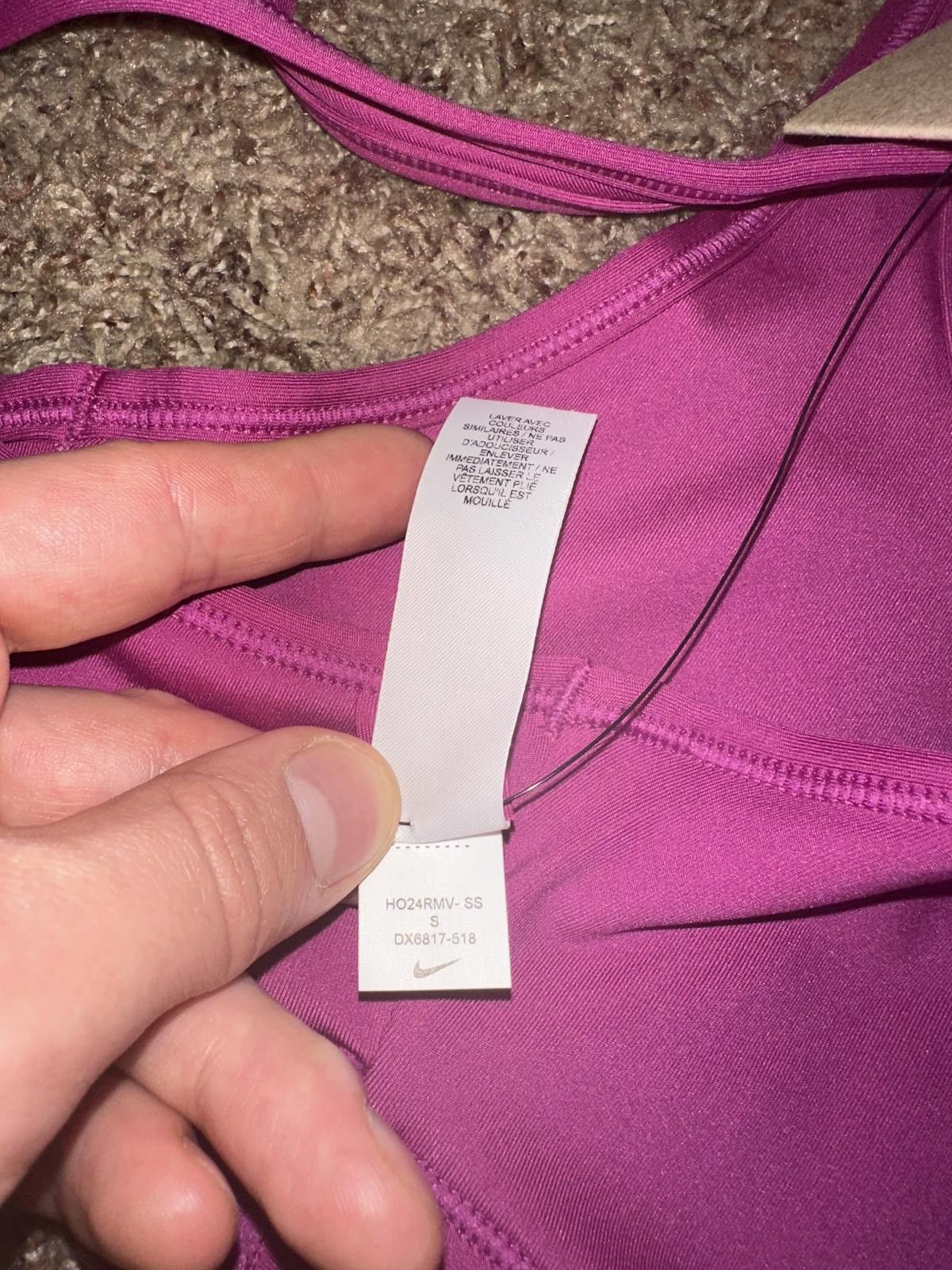 Nike Nike Swoosh Light Support Women's Non-Padded Sports Bra Sample Size ONE SIZE - 6 Thumbnail