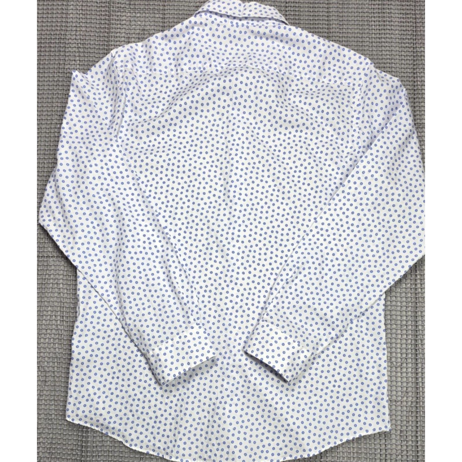 Rodd & Gunn Rodd & Gunn Button Down Shirt Mens L White Geometric Italian Fabric Sports Fit Size US L / EU 52-54 / 3 - 7 Thumbnail