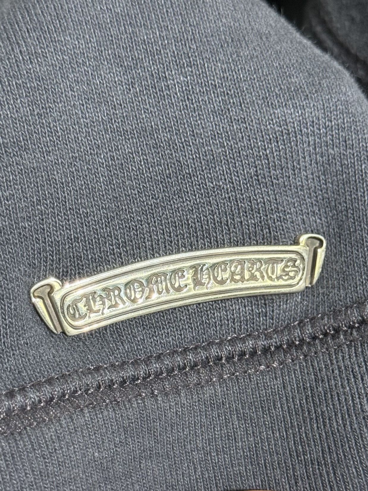 Chrome Hearts Chrome Hearts XL Triple Cross Leather Patches Navy Hoodie Size US XL / EU 56 / 4 - 6 Thumbnail