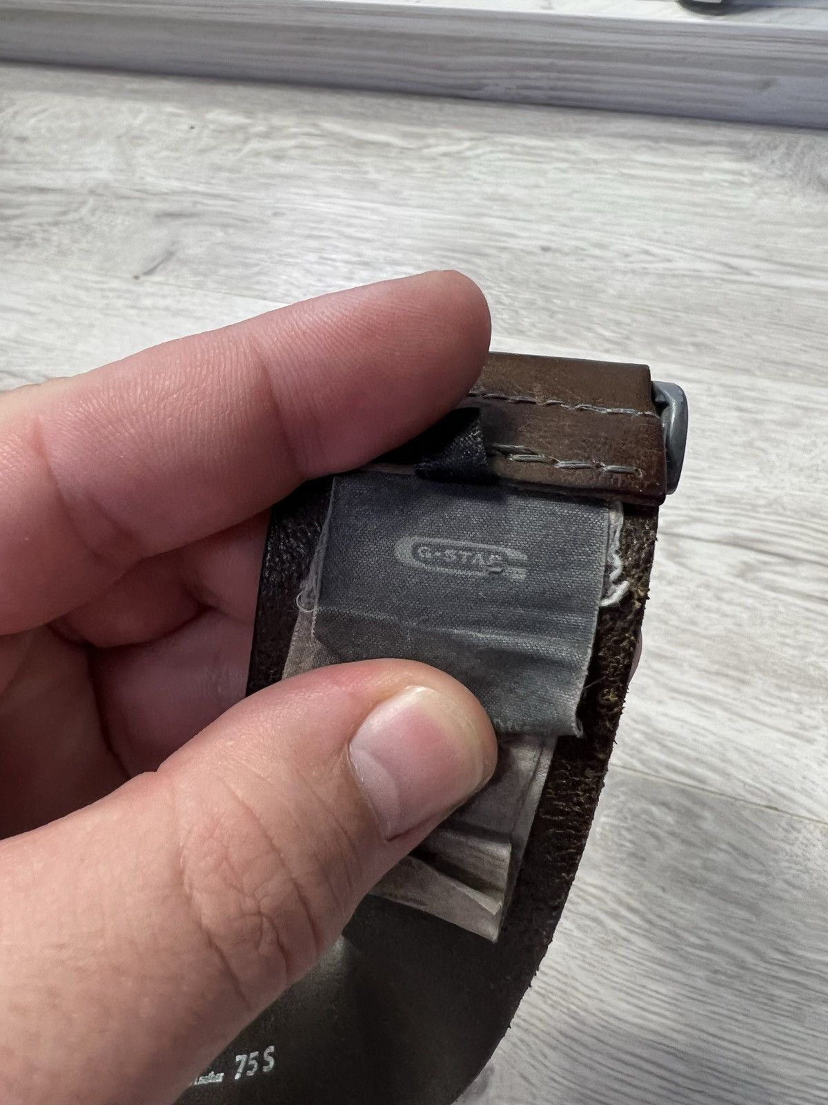 G-Star Vintage G-Star RAW Leather Brown Belt Size ONE SIZE - 10 Thumbnail