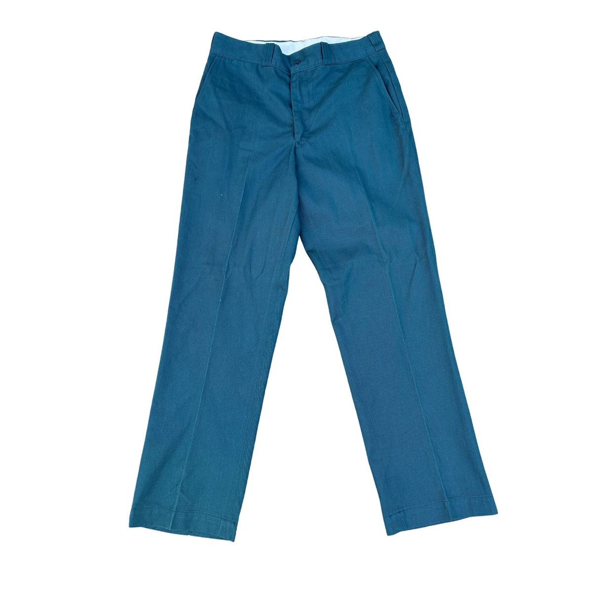 Big Mac × Sears × Vintage Big Mac Green Work Pants – Cotton Blend Talon Zipper Size US 31 - 1 Thumbnail