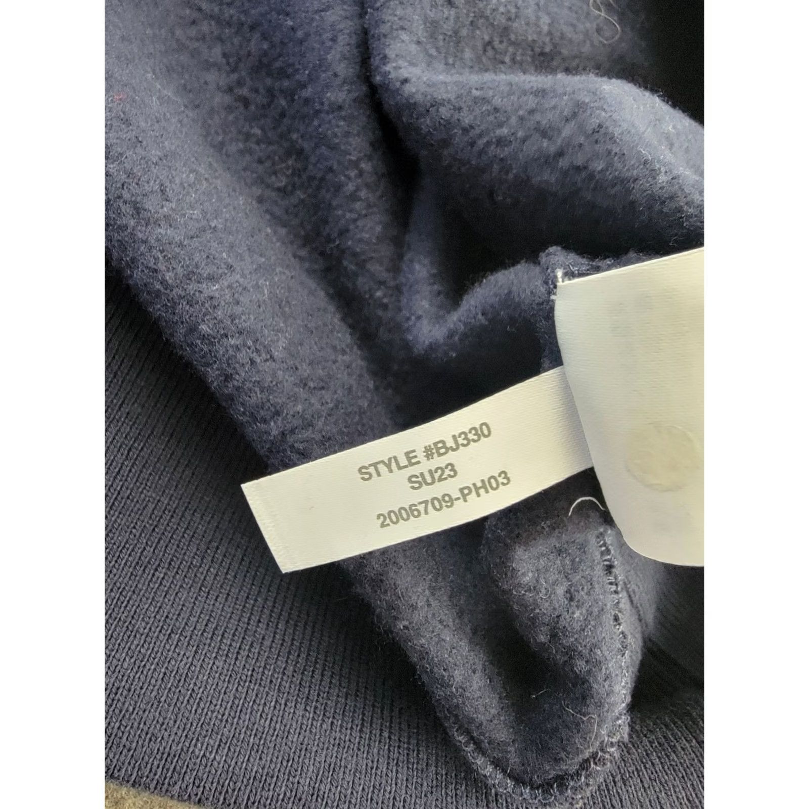 J.Crew J.CREW Small Slim Fit Blue Pique Fleece Collared Sweatshirt - Pre-Owned Size US S / EU 44-46 / 1 - 5 Thumbnail