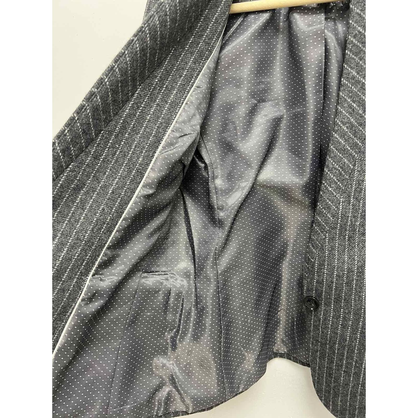 Banana Republic Banana Republic Women Wool Blend Jacket Gray Size 2 A000638 Size XS / US 0-2 / IT 36-38 - 7 Thumbnail