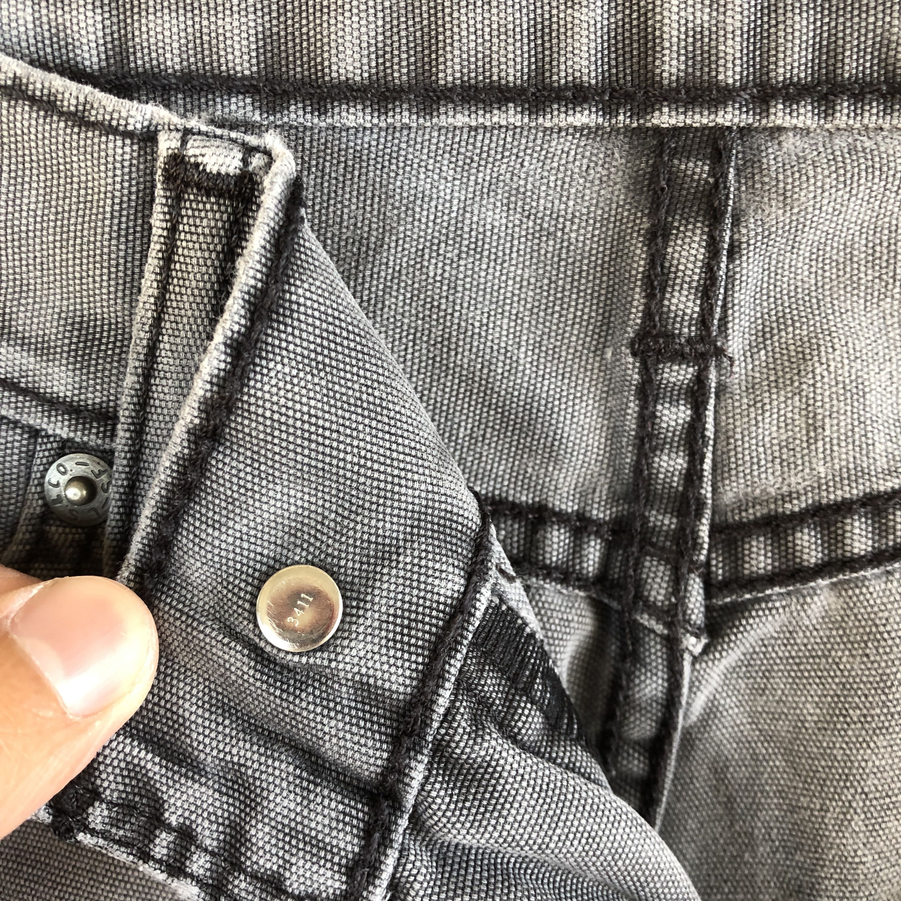 Levi's Vintage Levis 514 Distressed Jeans Levi's Faded Black Denim Size US 30 / EU 46 - 7 Thumbnail