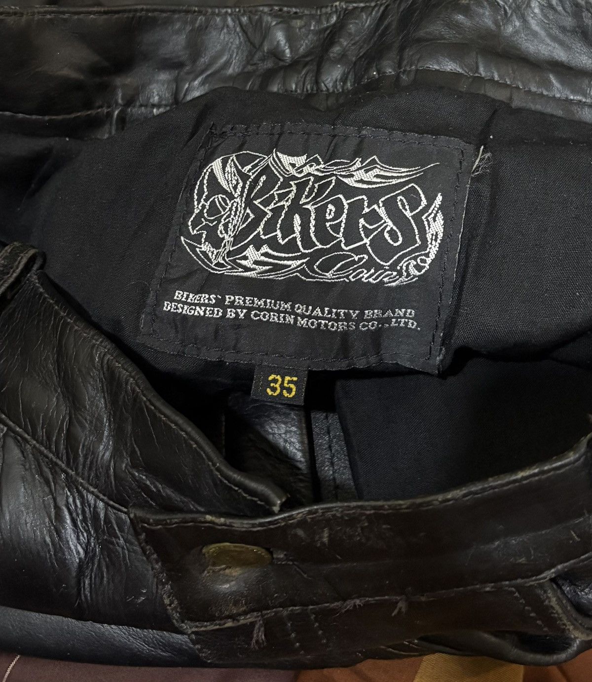 Leather Bikers Leather Motorcycle Pants Size US 32 / EU 48 - 3 Thumbnail