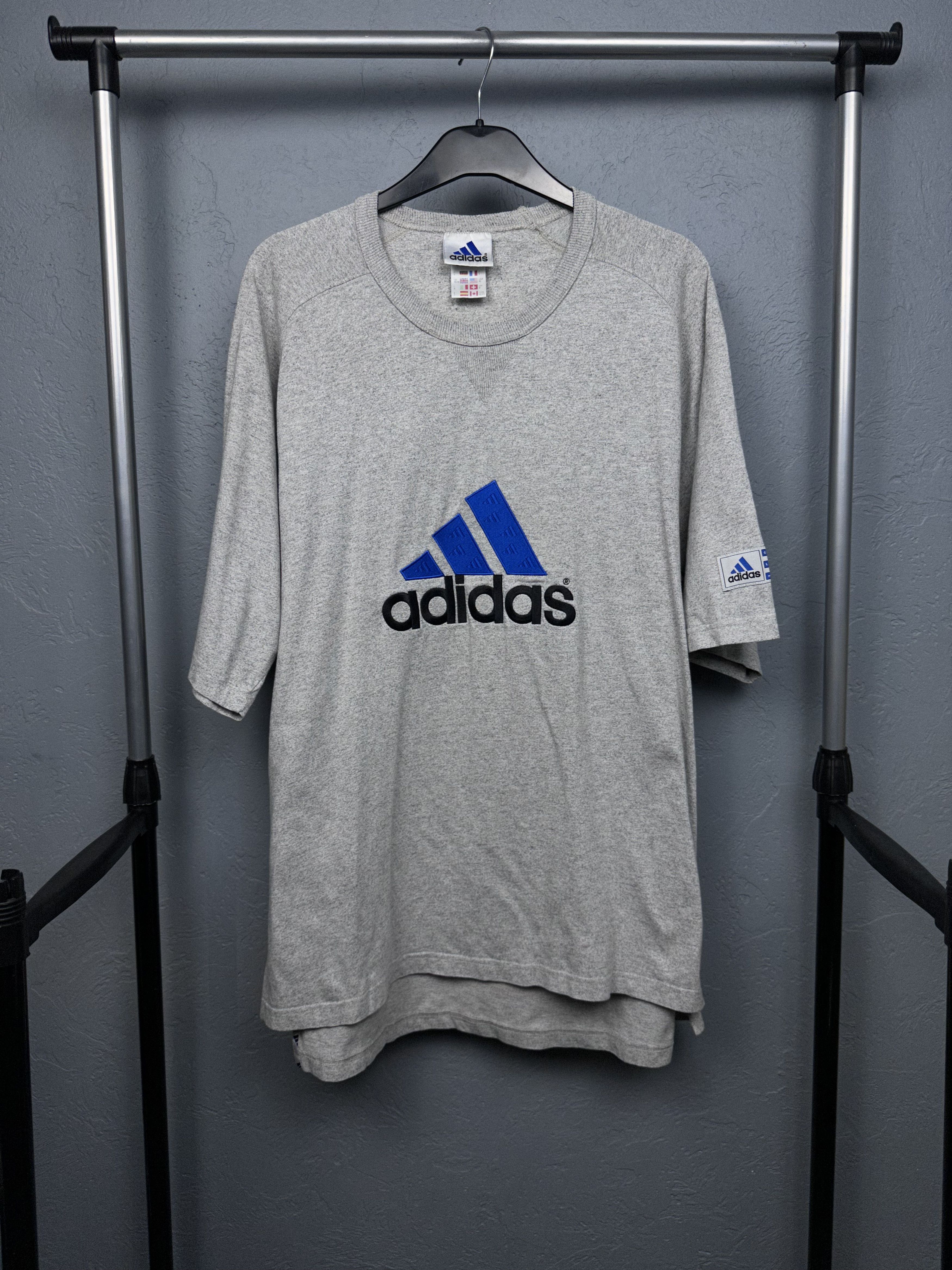 Adidas Adidas Vintage Mens Big Logo T-Shirt Size US XL / EU 56 / 4 - 1 Thumbnail