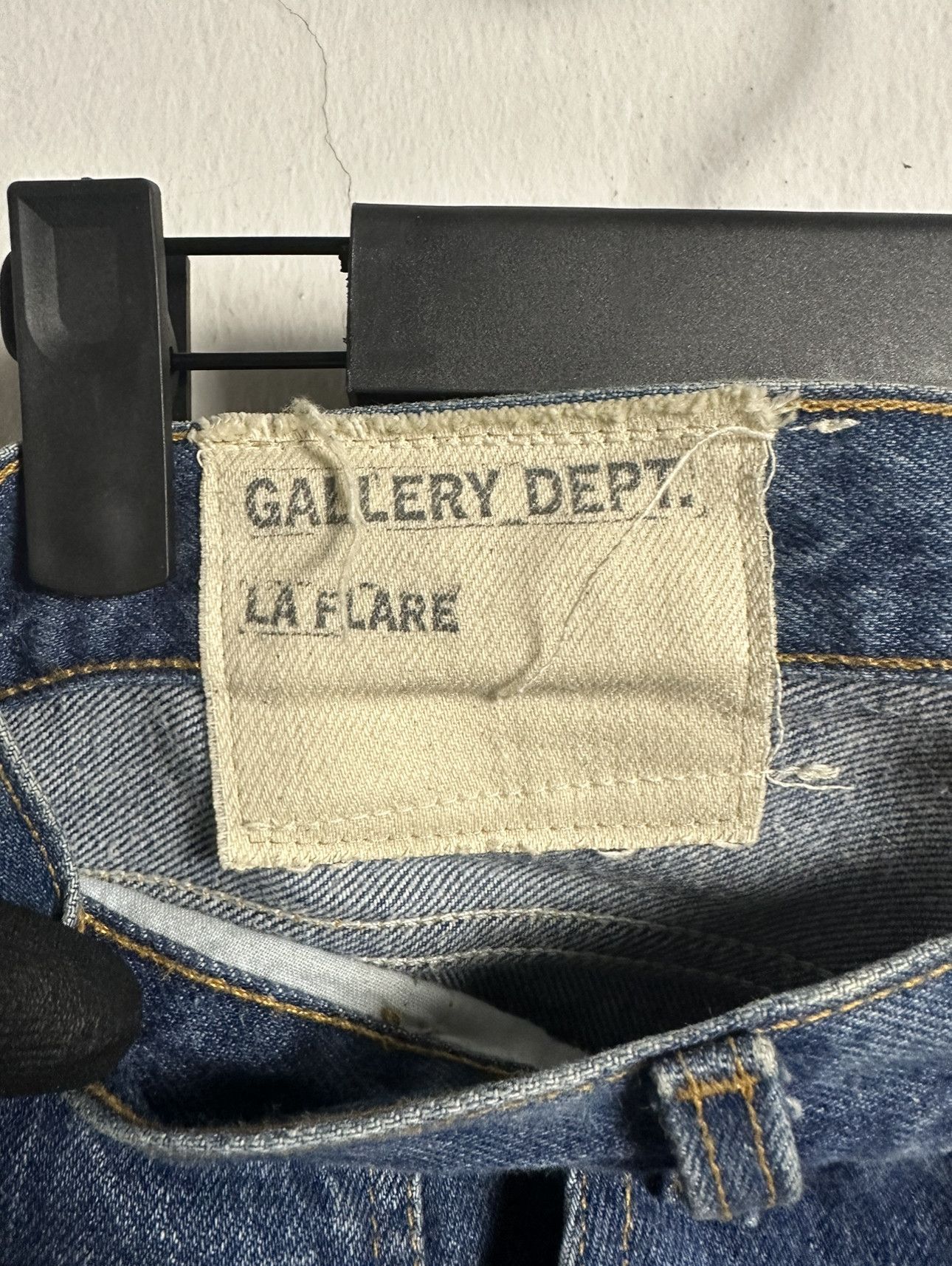 Gallery Dept. Gallery Dept. La Flare Blue Denim Size US 29 - 7 Thumbnail