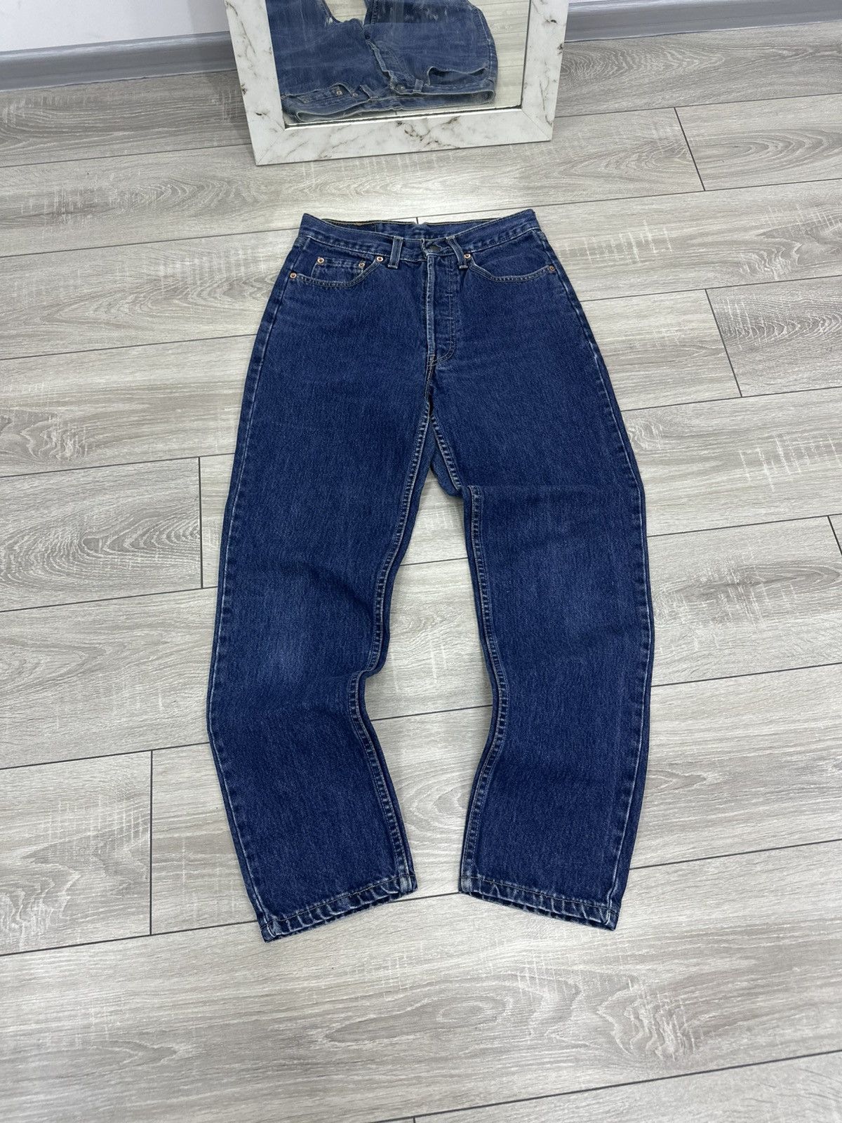 Levi's Levis Orange Tab Mom Jeans Made in UK 90s Vintage Size US 30 / EU 46 - 4 Thumbnail