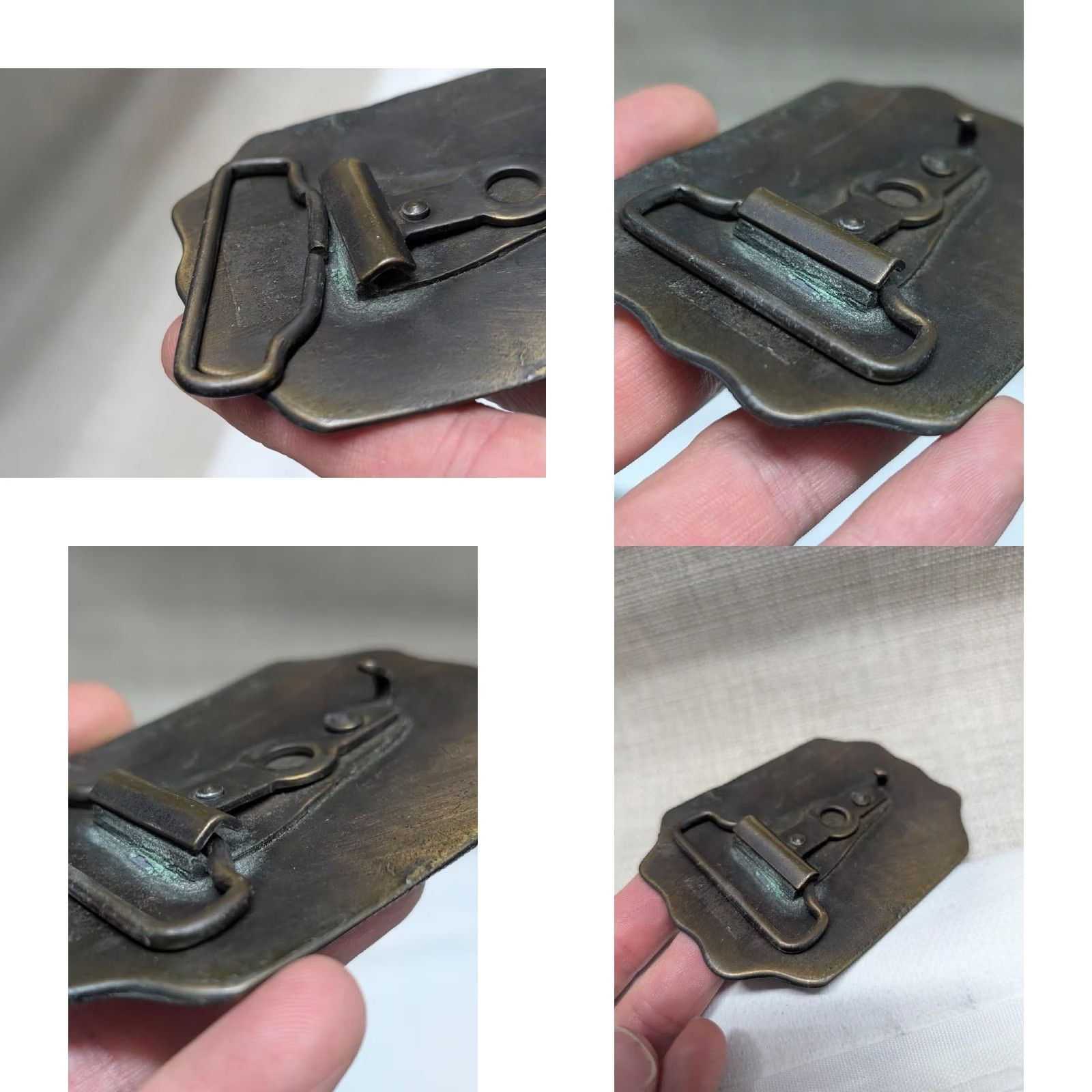 Harley Davidson VINTAGE HARLEY DAVIDSON belt buckle BRASS 1970s biker motorcycles western Mens Size ONE SIZE - 8 Thumbnail