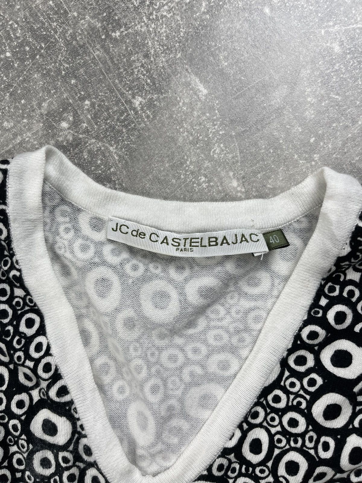 Jean Charles De Castelbajac × Vintage Jean Charles de Castelbajac Vintage Circles Pattern Shirt Size S / US 4 / IT 40 - 8 Thumbnail