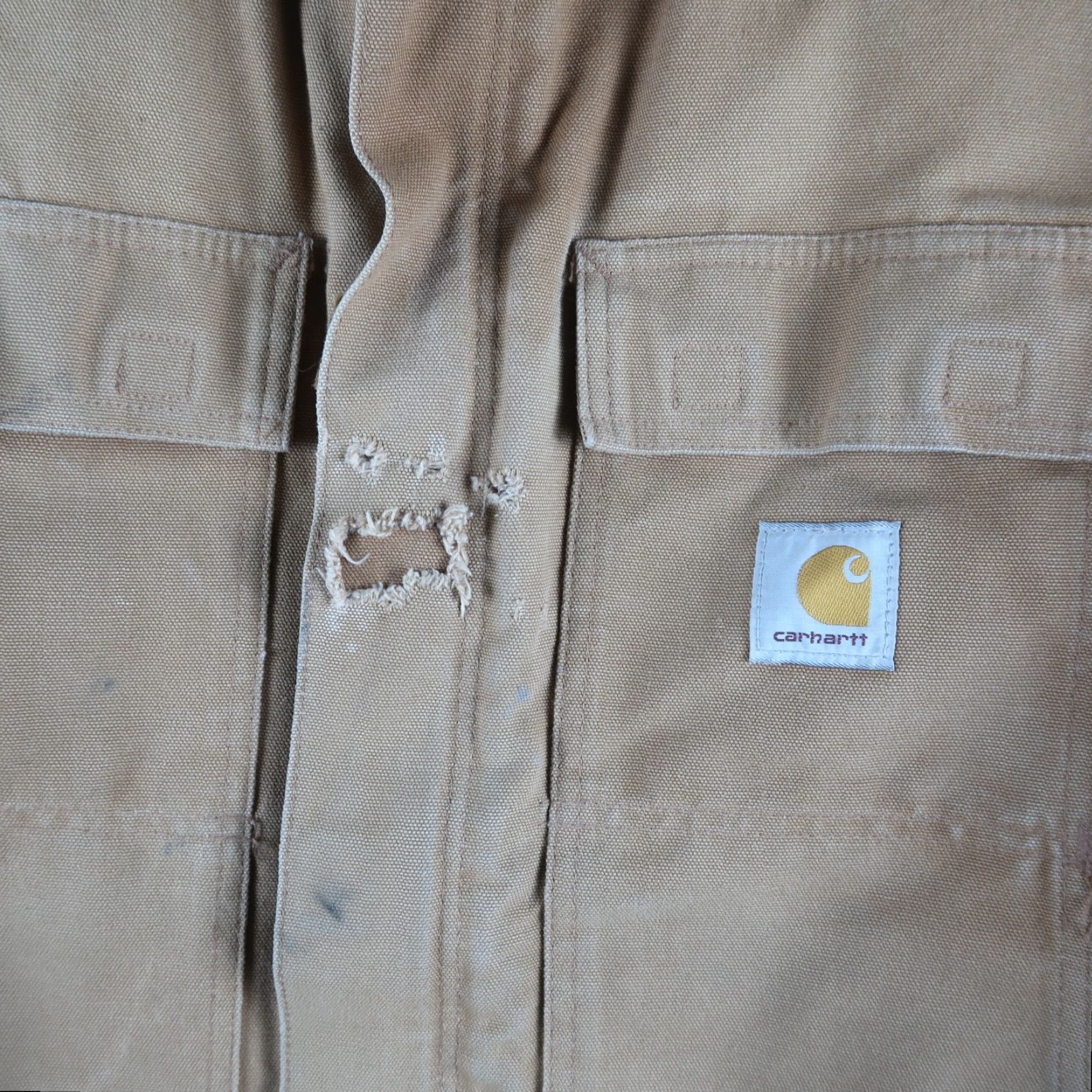 Carhartt VINTAGE Carhartt Jacket Men L/XL Brown Arctic Quilt Lined Chore Coat Size US L / EU 52-54 / 3 - 4 Thumbnail