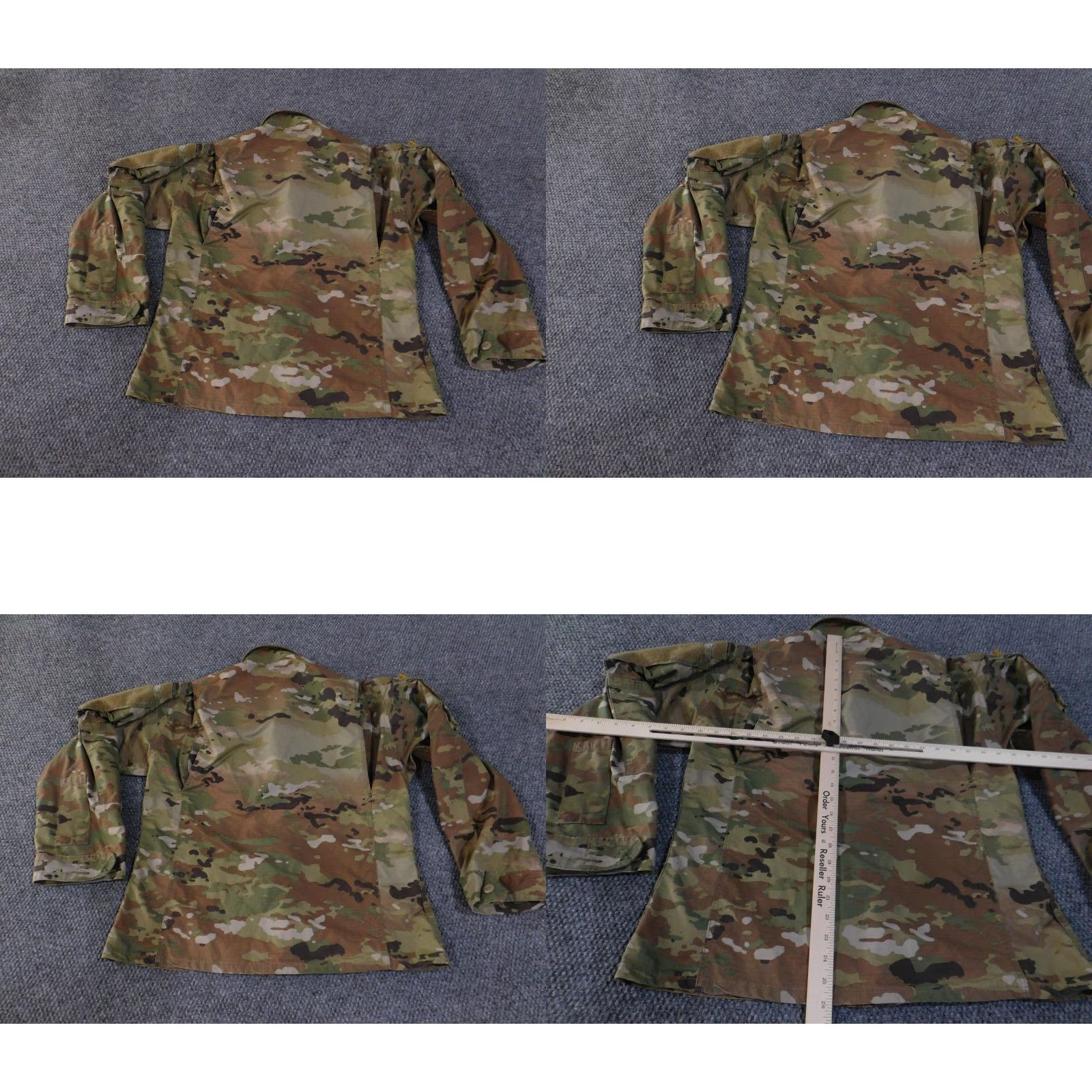 Vintage VINTAGE US Army ACU OCP Jacket Womens Small Short Camouflage Insect Shield Coat NSN Size 28" / US 6 / IT 42 - 9 Thumbnail