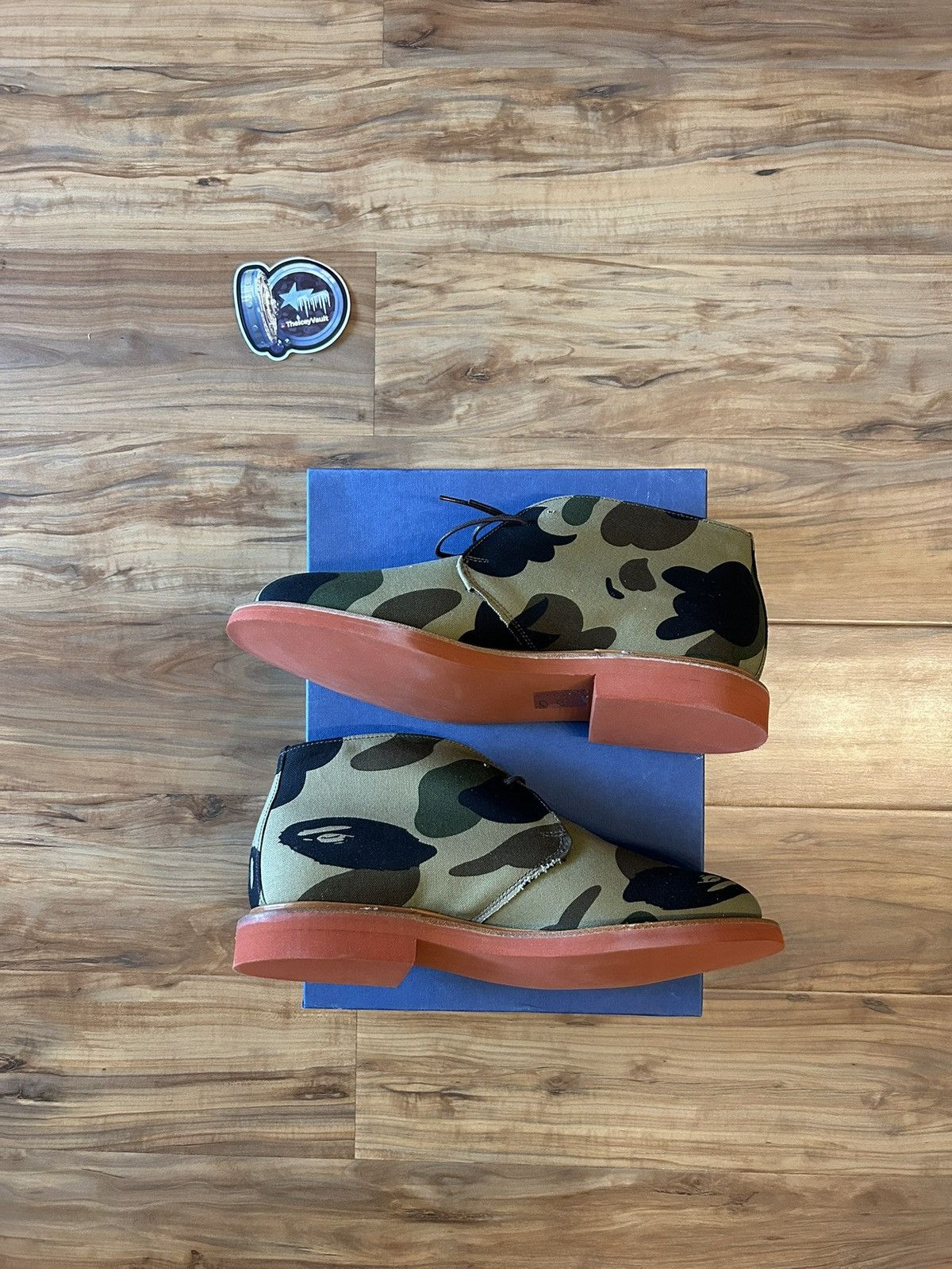 Bape NEW Bape x Mark Mcnairy Green Camo Shoes Size US 9 / EU 42 - 3 Thumbnail