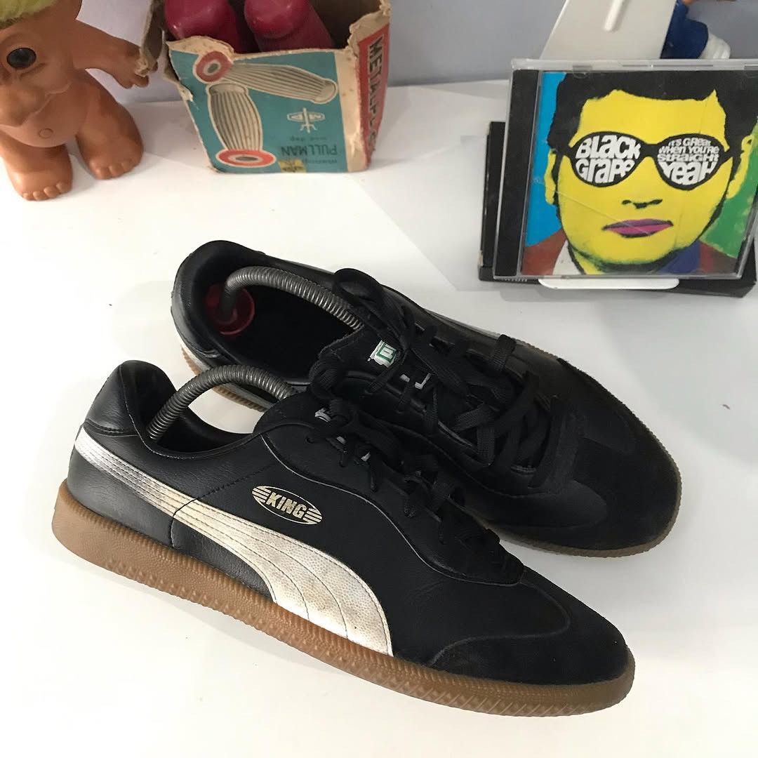 Hysteric Glamour × Puma Vintage puma King Liga Black leather with the white Size US 9.5 / EU 42-43 - 8 Thumbnail