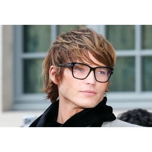 Tom Ford FT5745-B 001 Cat Eye Eyeglasses - Shiny Black 54mm Tom Ford FT5745-B Optical Frame 001 Shiny Black - eye-oo.com main image 3