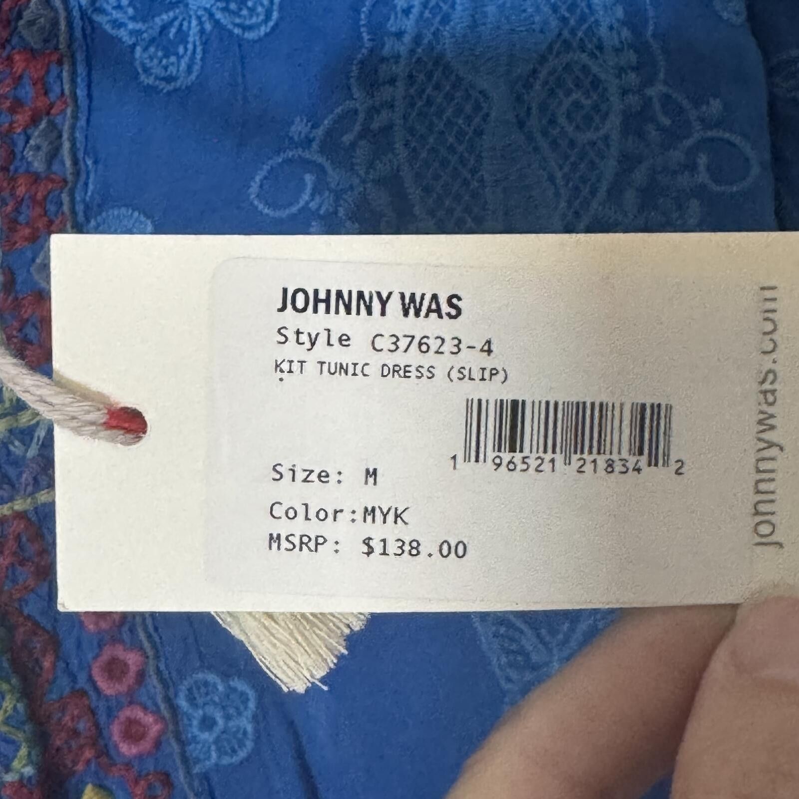 Other NWT Johnny Was Embroidered Boho Dress with Eyelet Sleeves Size M / US 6-8 / IT 42-44 - 5 Thumbnail