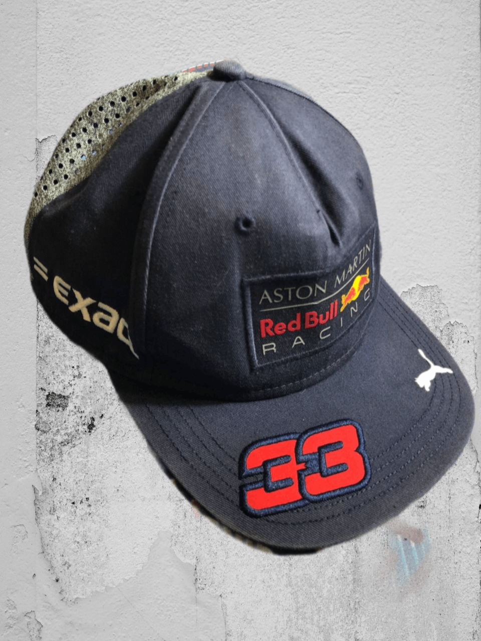 Puma × Red Bull Rare! Vintage Puma Red Bull Racing Formula 1 Cap Big Logo Size ONE SIZE - 1 Thumbnail