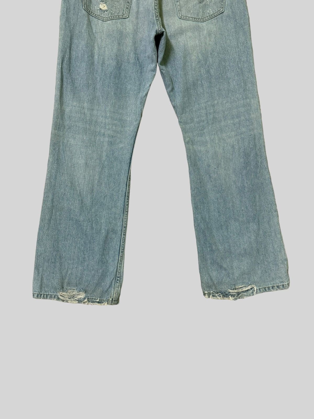 Levi's × Levi's Vintage Clothing × Vintage Vintage Levi's 527 Flared Bootcut Distressed Jeans Size US 33 - 12 Thumbnail