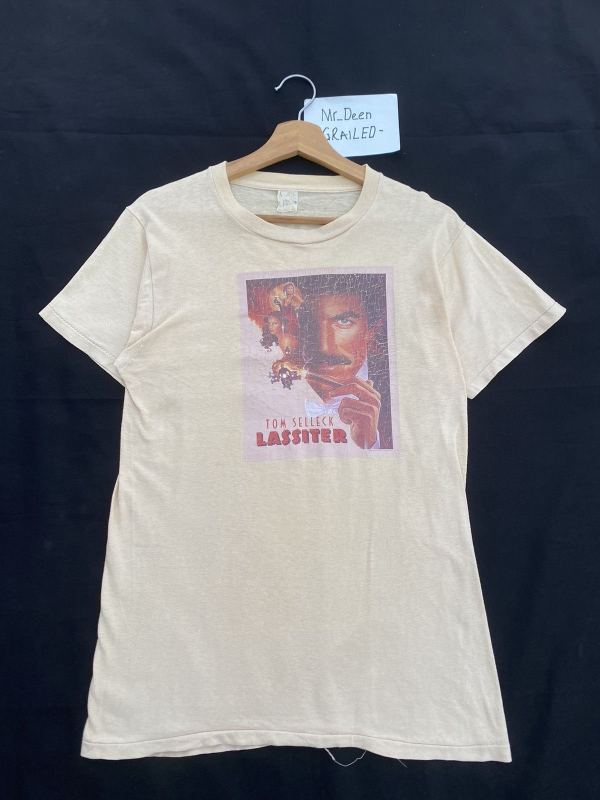 Vintage Vtg 80s Tom Selleck Lassiter “The Magnificent Thief “ Tee Size US S / EU 44-46 / 1 - 2 Thumbnail