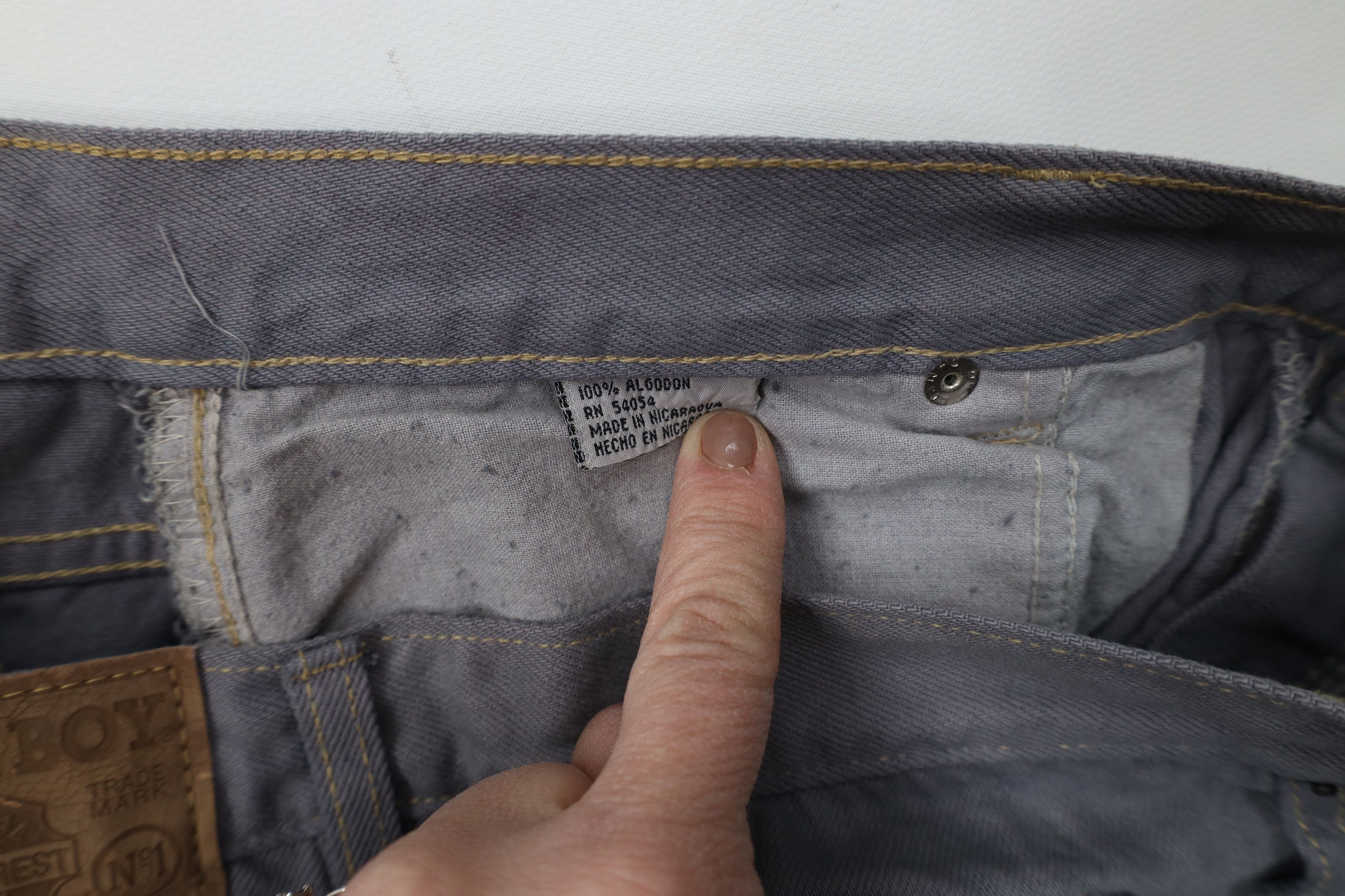 Vintage Vintage 90s Streetwear Relaxed Fit Above Knee Denim Shorts Size US 34 / EU 50 - 10 Thumbnail