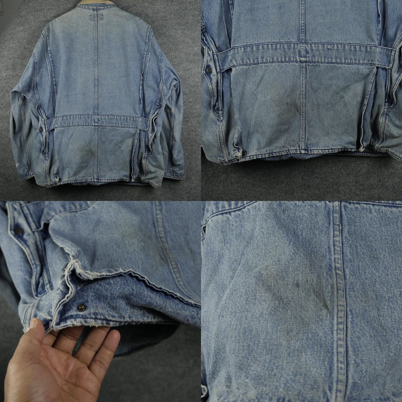 Polo Ralph Lauren VINTAGE Polo Ralph Lauren Jacket Mens XL Denim Hunting Field Chore Coat Workwear Size US XL / EU 56 / 4 - 9 Thumbnail