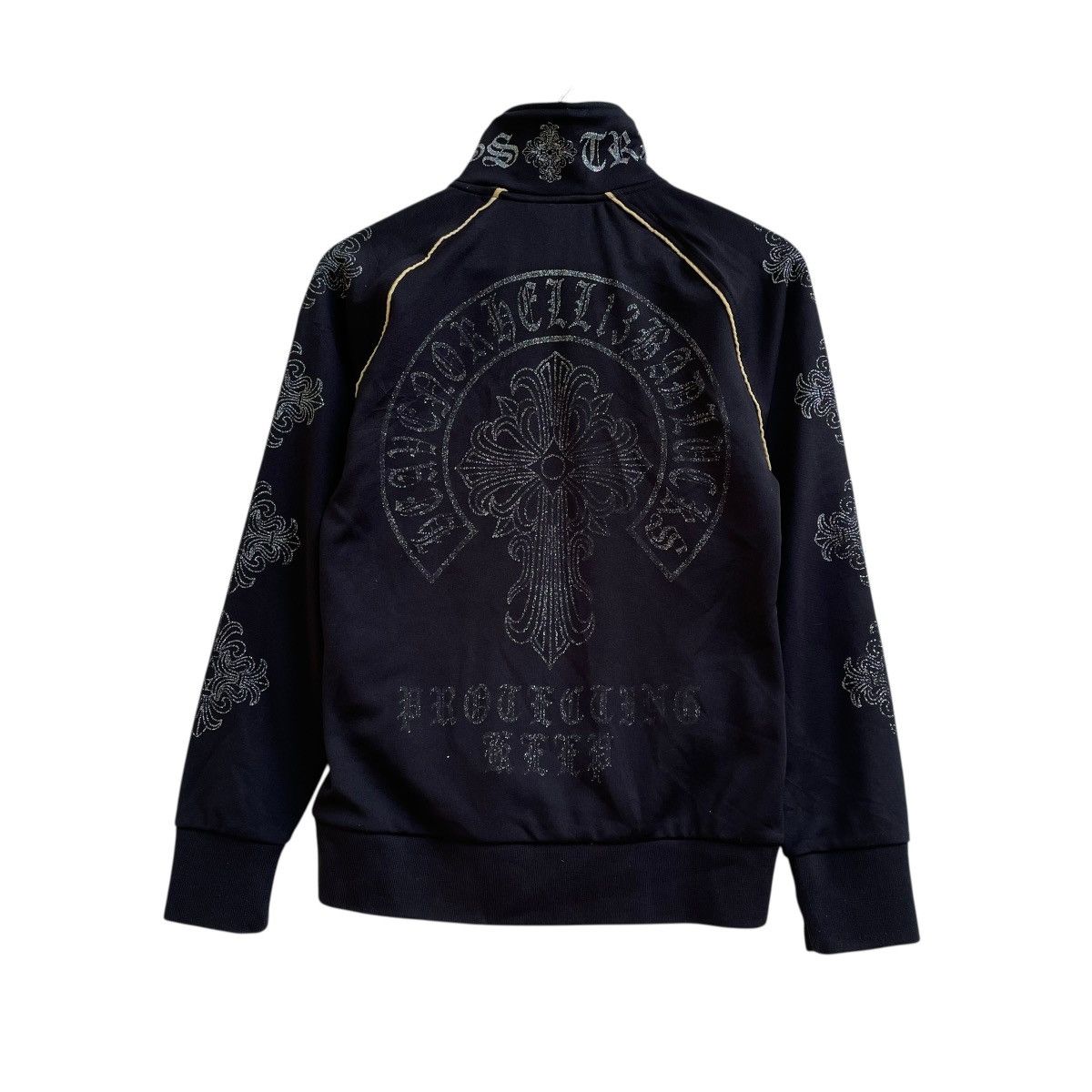 Vintage Japanese Brand Inspired Chrome Heart Zipper Up Jacket Size US M / EU 48-50 / 2 - 2 Thumbnail