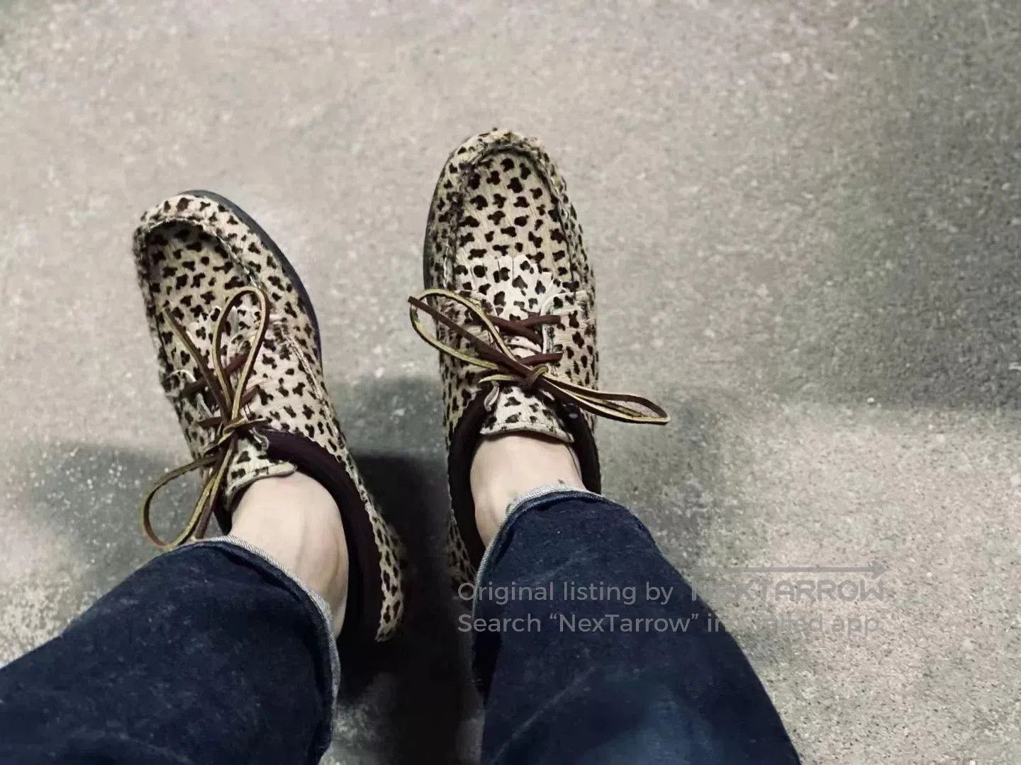 Yuketen Yuketen Blucher Kiltie Boat Sole Leopard. Size US 6 / EU 39 - 8 Thumbnail