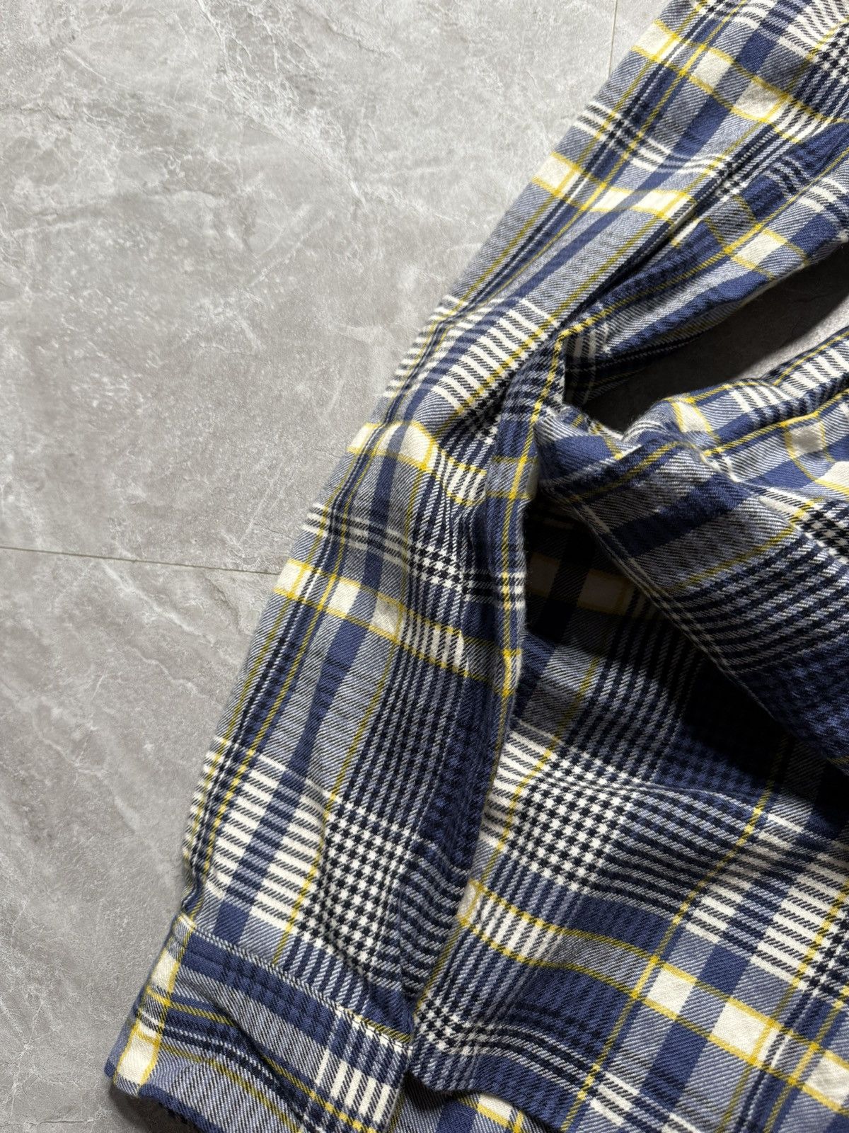 Y's Ys Yohji Yamamoto Deconstructed Wool Check Shirt Size US M / EU 48-50 / 2 - 5 Thumbnail