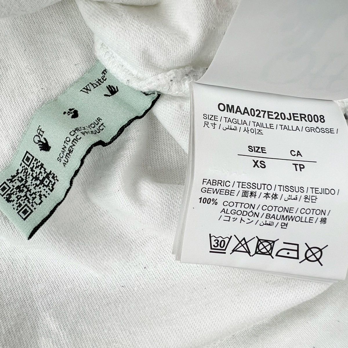 Off-White Off-White Caravaggio Painting White T Shirt Size US XS / EU 42 / 0 - 7 Thumbnail