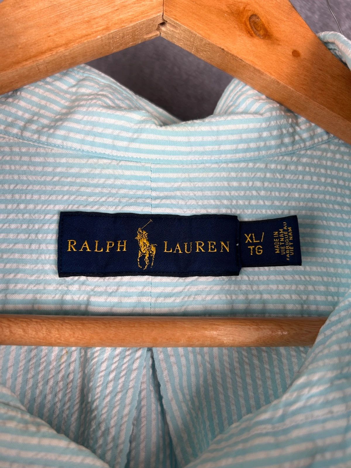 Polo Ralph Lauren × Ralph Lauren Polo Ralph Lauren short sleeve striped shirt mini logo pony Size US XL / EU 56 / 4 - 5 Thumbnail