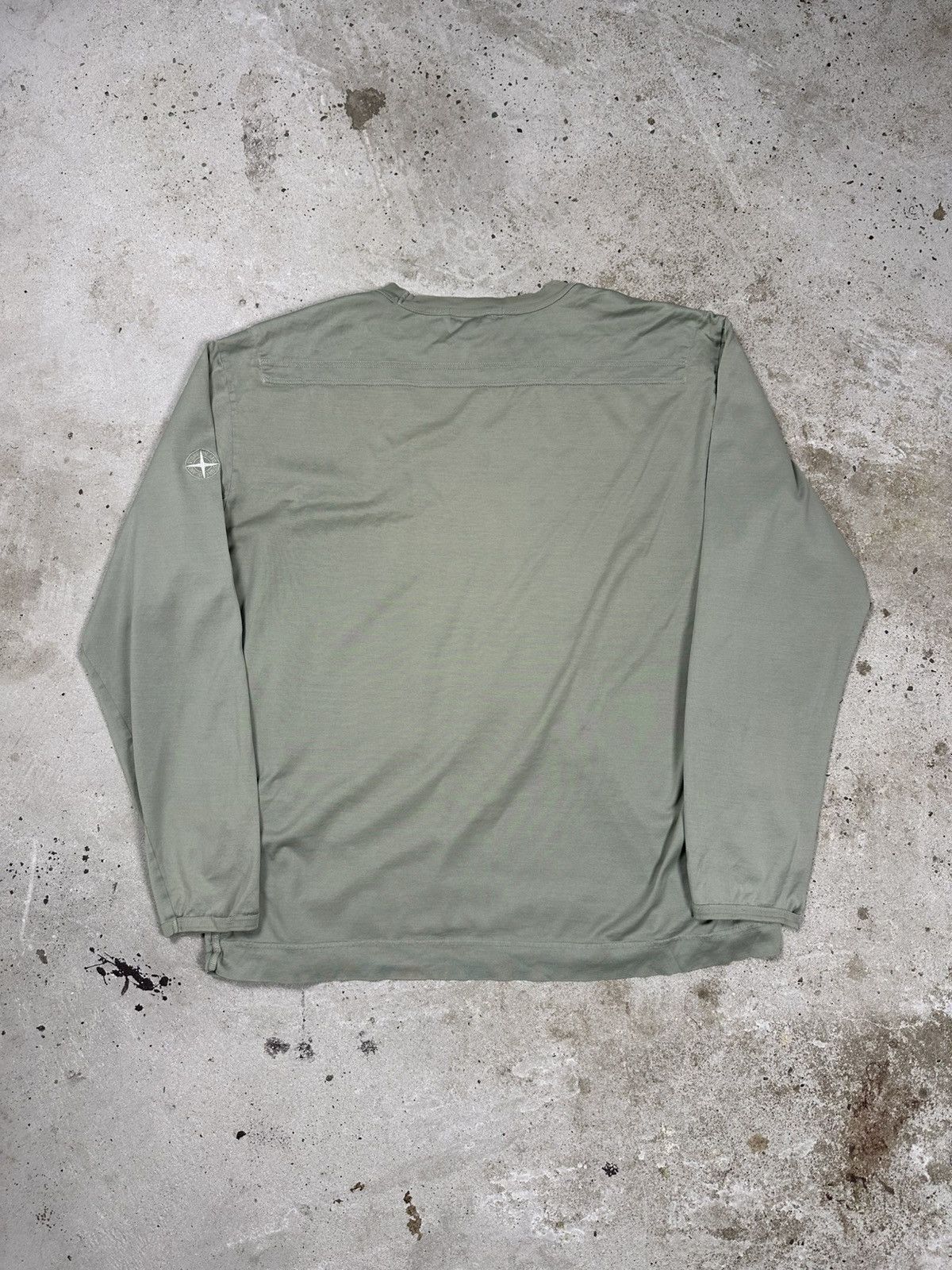 Stone Island Stone Island Olive Long Sleeve Tee Pocket Size US XL / EU 56 / 4 - 2 Thumbnail