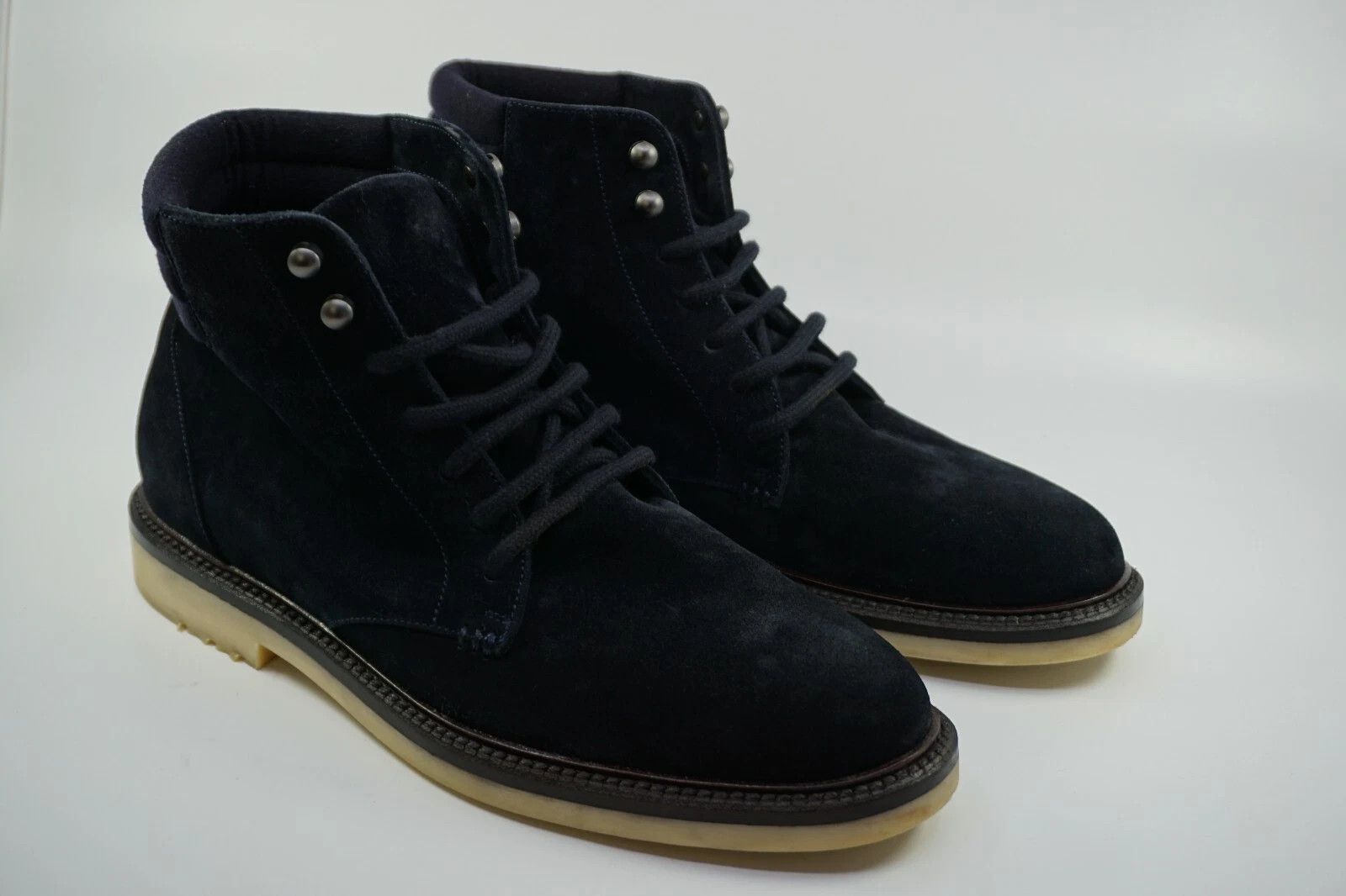 Loro Piana Mint Loro Piana Icer Walk Suede Navy Boots UK 7 US 8 EU 41 Size US 8 / EU 41 - 1 Thumbnail