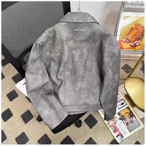 Japanese Brand Shizuku x Etou Street Loose Biker Style PU Leather Jacket Size US M / EU 48-50 / 2 - 3 Thumbnail