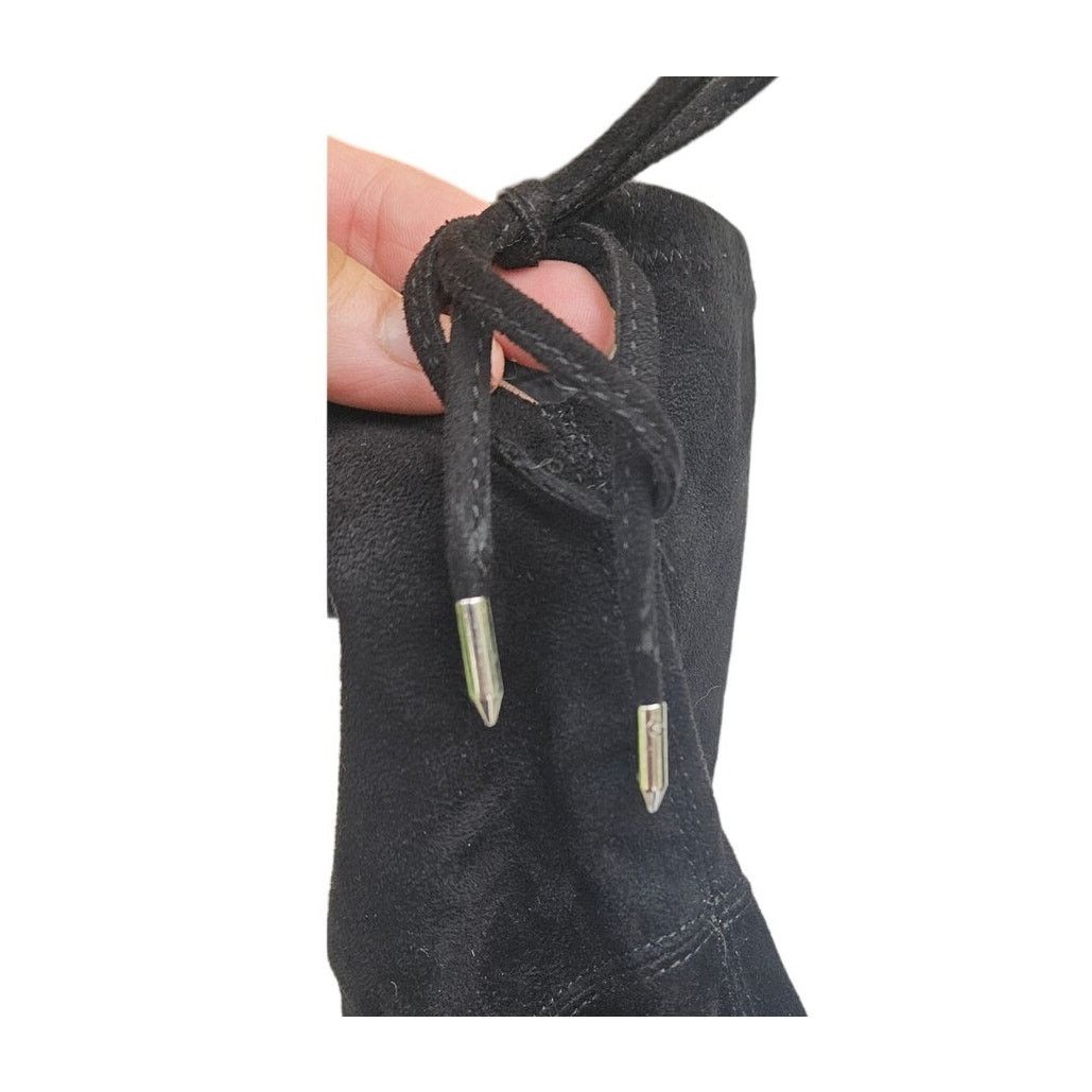 Marc Fisher Thigh High Over the Knee Black Boots with 2.5" Heel Size 8.5 Size US 8.5 / IT 38.5 - 4 Thumbnail