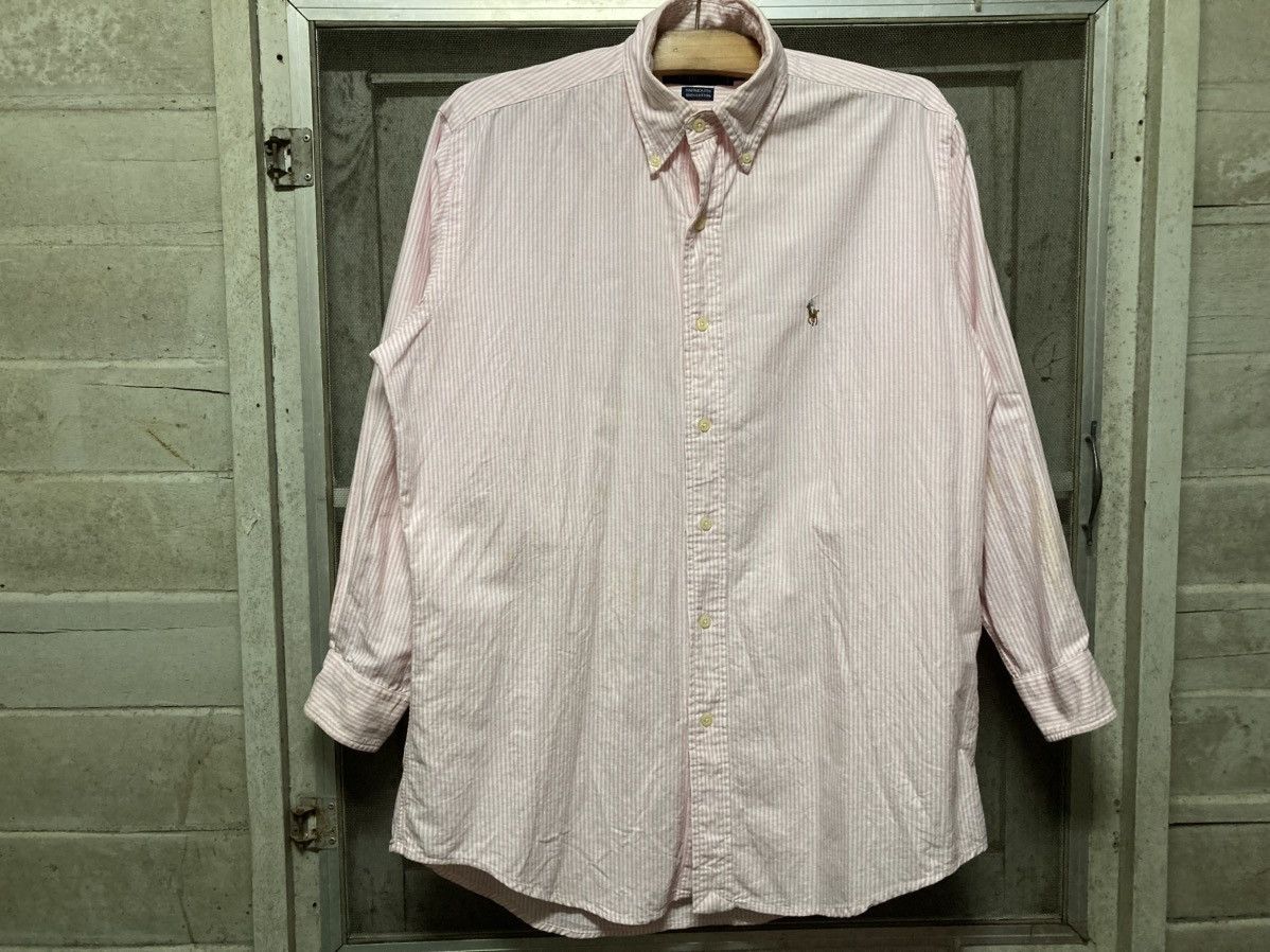 Polo Ralph Lauren × Vintage Vintage Polo Ralph Lauren Bottom Yarmouth Shirt Size US XL / EU 56 / 4 - 1 Thumbnail