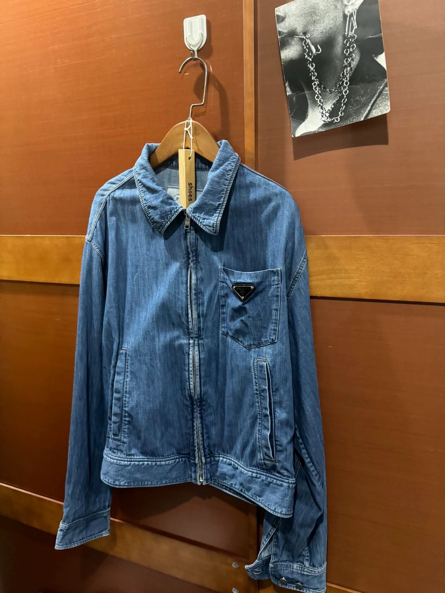 Prada Prada Denim Zip Short Jacket Liu Dehua Size XS / US 0-2 / IT 36-38 - 2 Thumbnail