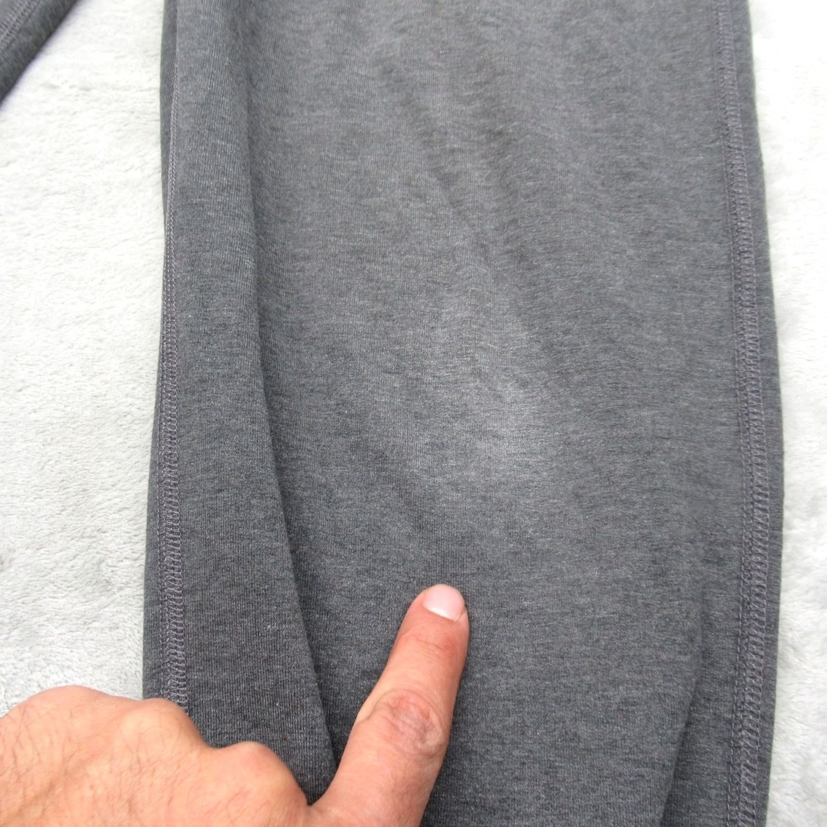 Patagonia Patagonia Jogger Pants Womens XS Gray Organic Cotton Drawstring Tapered Inseam 26 in, Pockets, Elastic Waist, Athleisure, Casual, Travel, 100% Cotton Size 26" / US 2 / IT 38 - 7 Thumbnail