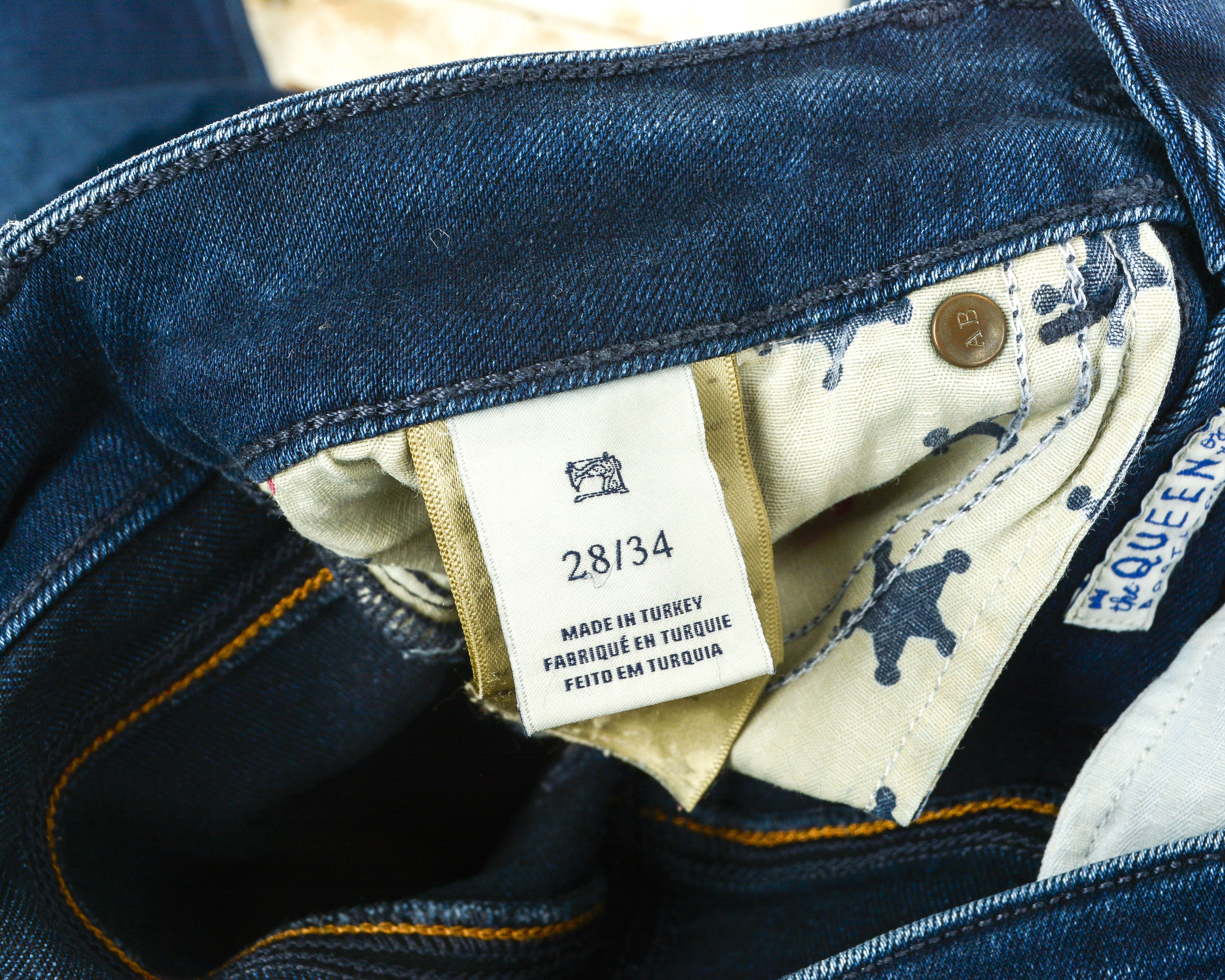 Scotch & Soda Womens W28 L34 Jeans Trousers Pants Denim Slim High Rise Size 28" / US 6 / IT 42 - 4 Thumbnail