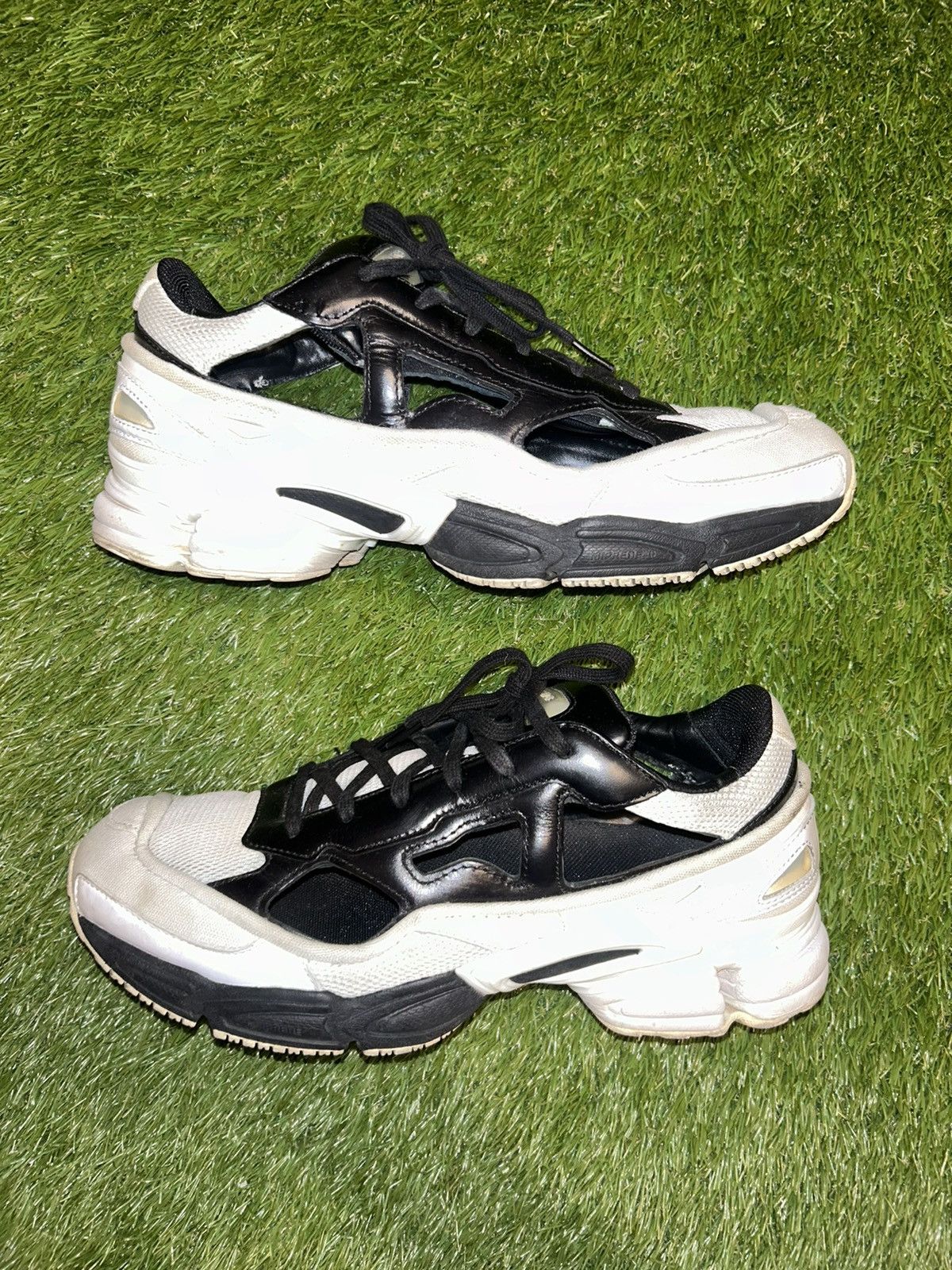 Adidas Raf Simons X Replicant Ozweego Black Cream Grailed