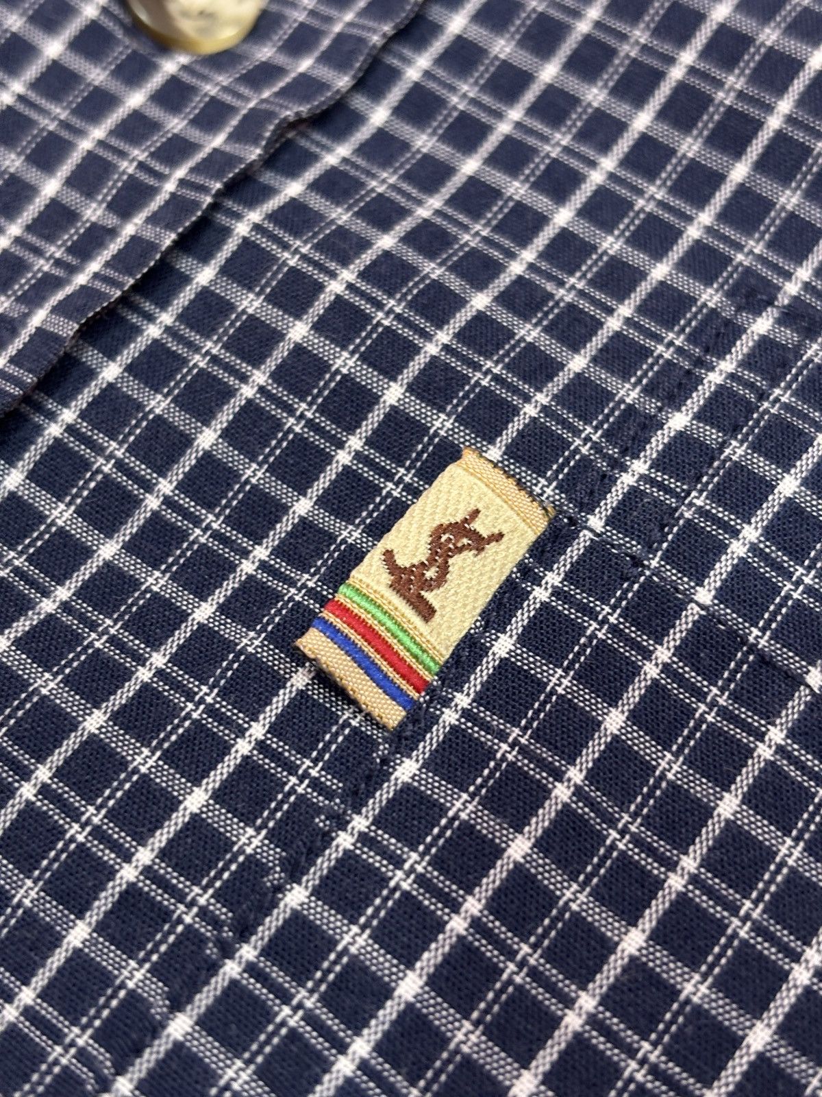 Vintage × Yves Saint Laurent YSL Yves Saint Laurent Salan Button Up Long Sleeve Shirt Size US M / EU 48-50 / 2 - 7 Thumbnail