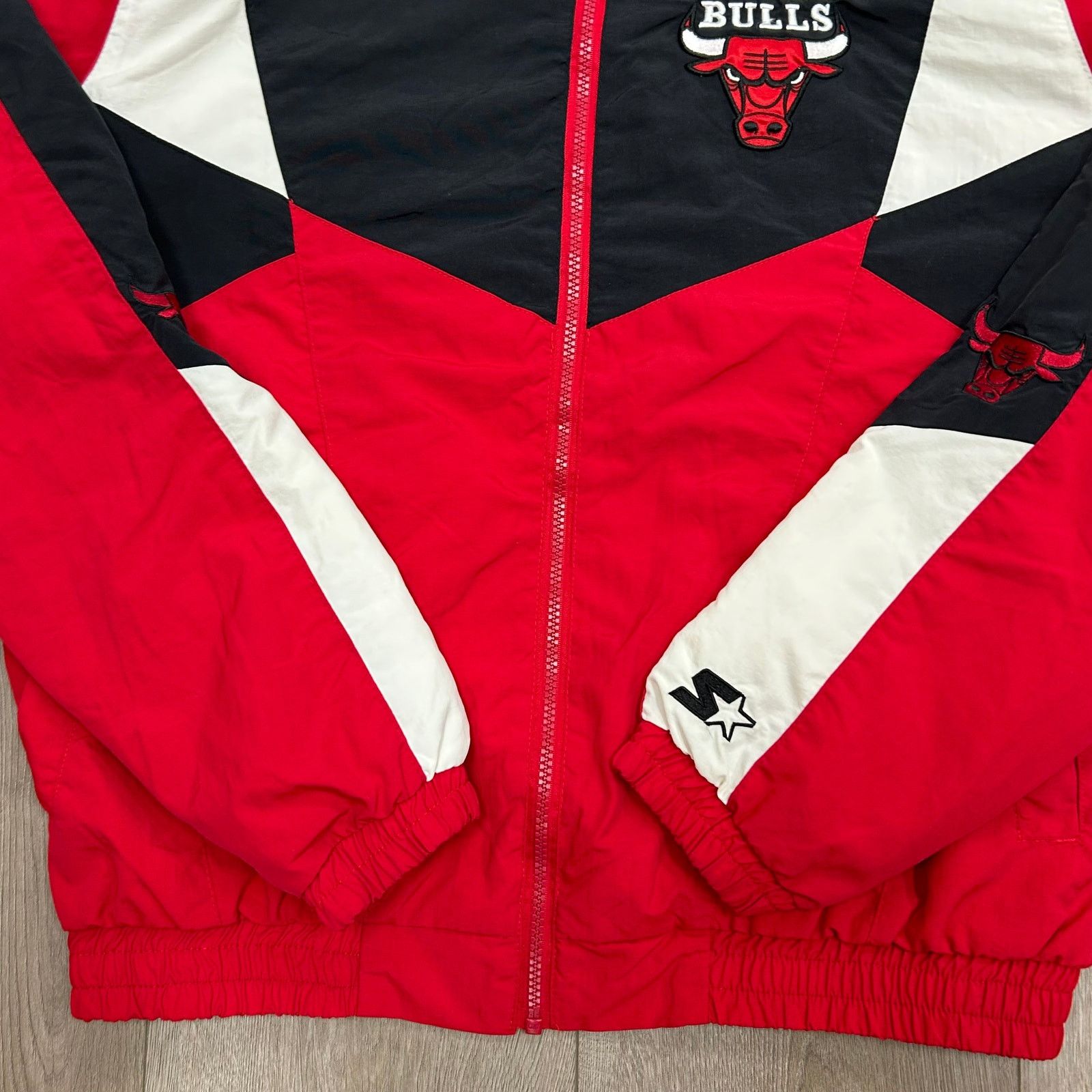 Starter Starter Black Chicago Bulls windbreaker Warm Up jacket M Size US M / EU 48-50 / 2 - 6 Thumbnail