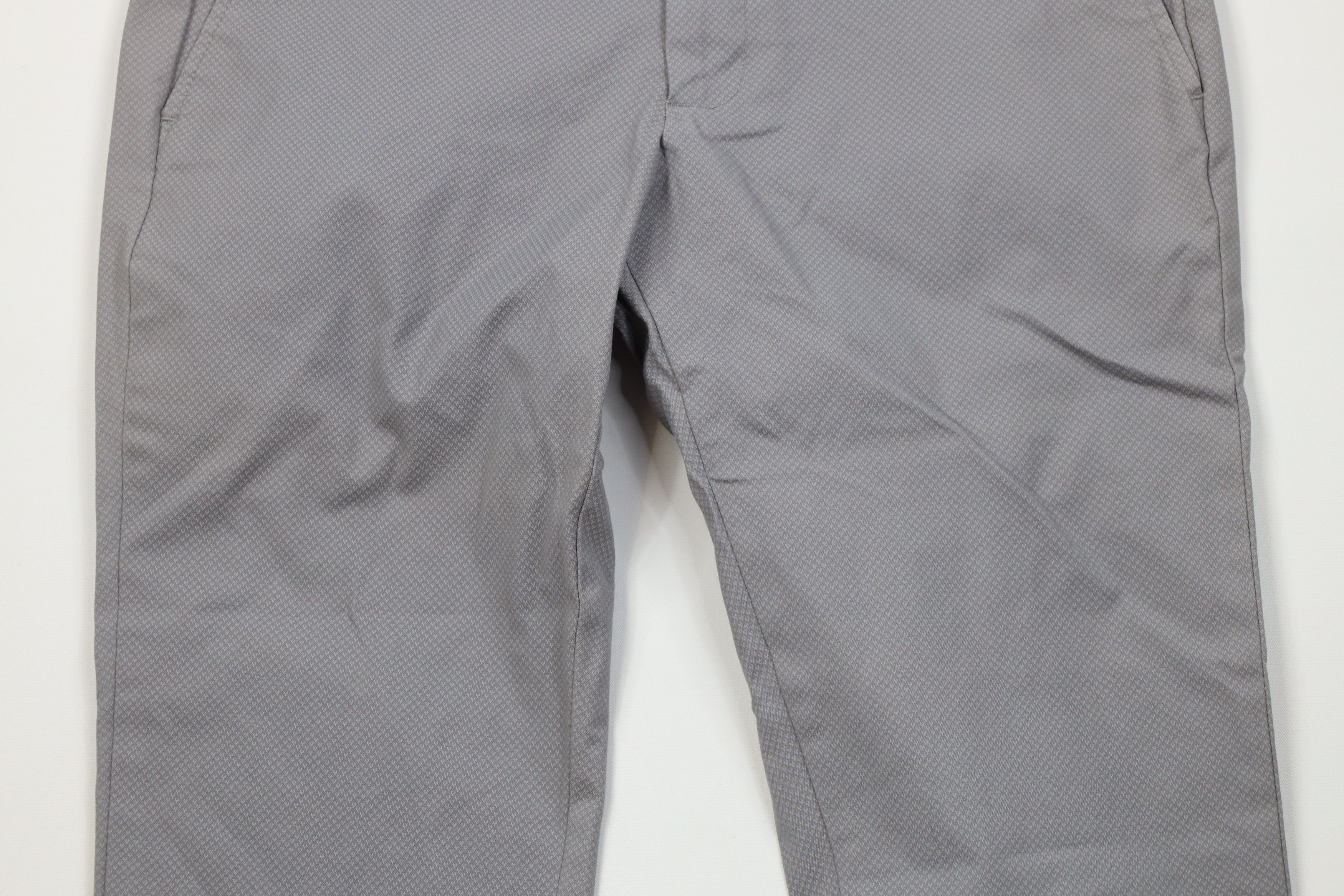 Banana Republic New Banana Republic Aiden Stretch Chino Pants Gray Geometric Size US 32 / EU 48 - 3 Thumbnail